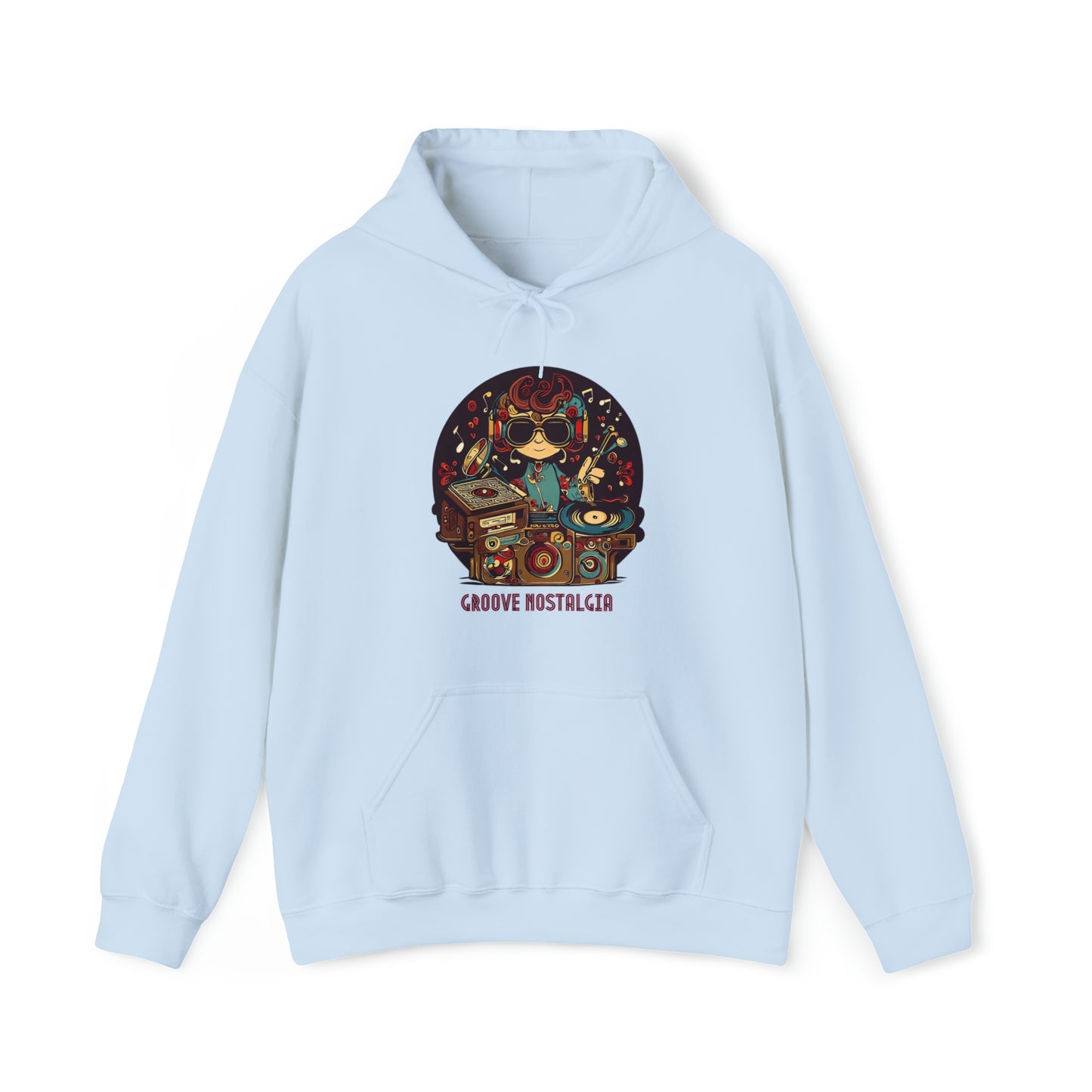 Groove Nostalgia: Vintage Vinyl Lover Unisex Hoodie | Retro Rhythms Hoodies