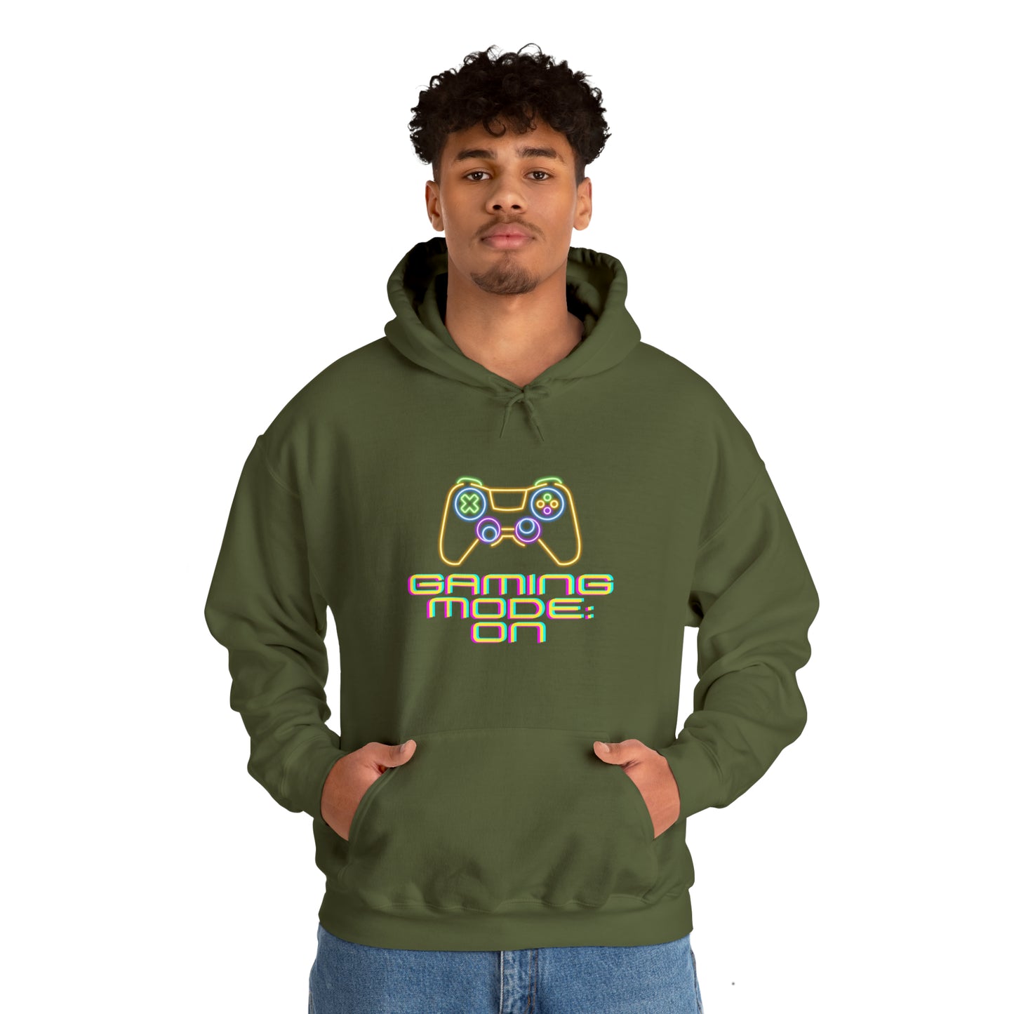 Pixel Power Activated: Gaming Mode ON Hoodie | Level Up Hoodies