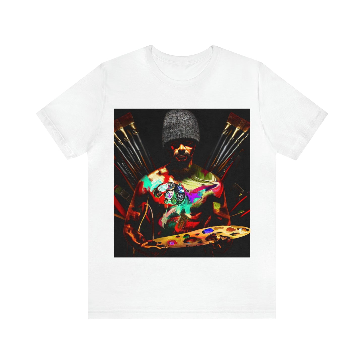 Brushstrokes of Passion: Artistic Soul Unisex Tee | Creative Essence T-Shirts