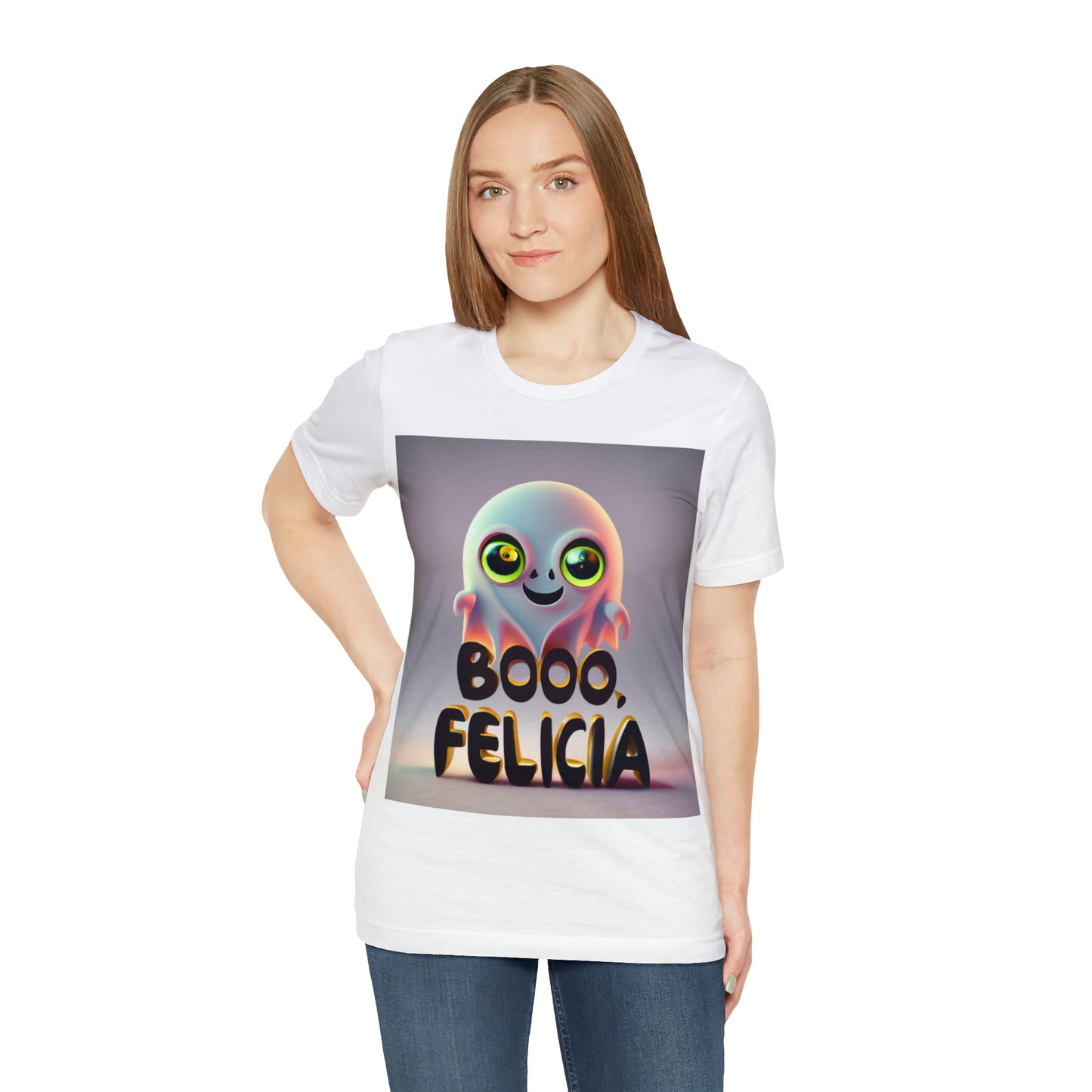 Boo Felicia Halloween T-shirt, Stylish Spooky Wear | Halloween Vibes Tee