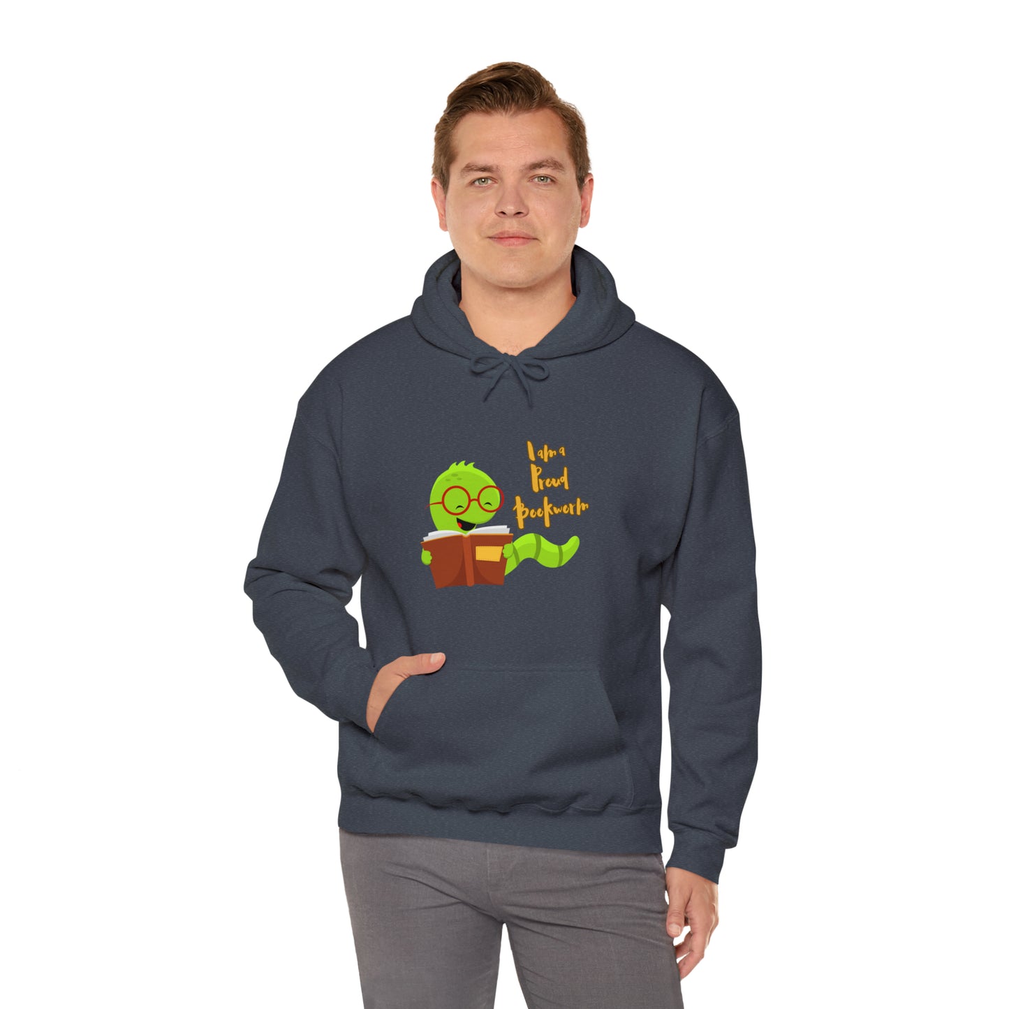 Literary Passion Unleashed: Bookworm & Proud Hoodie | Literary Passion Unleashed Unisex Hoodies