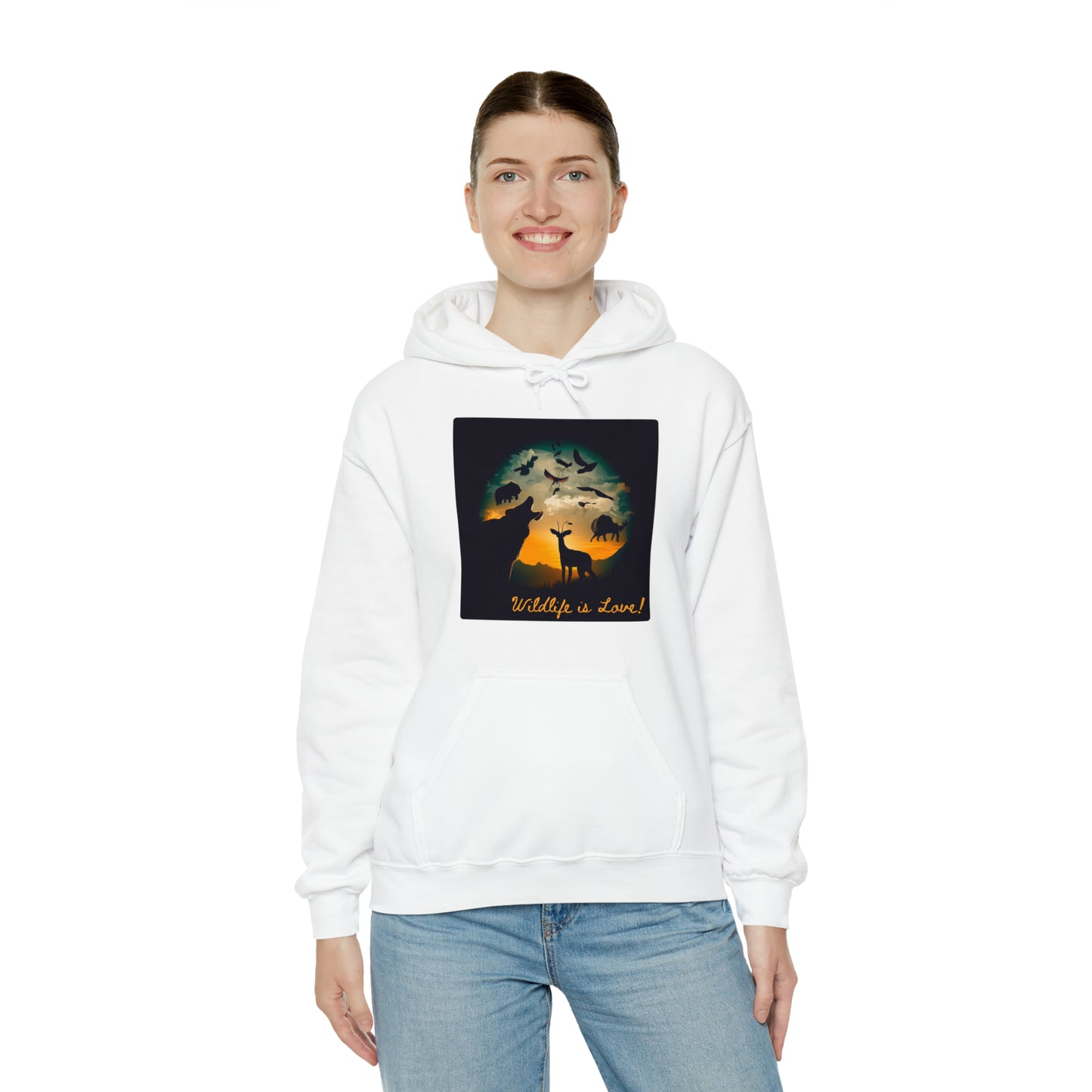 Nature's Companions: Wildlife Lover Unisex Hoodie | Creature Enthusiast Hoodies