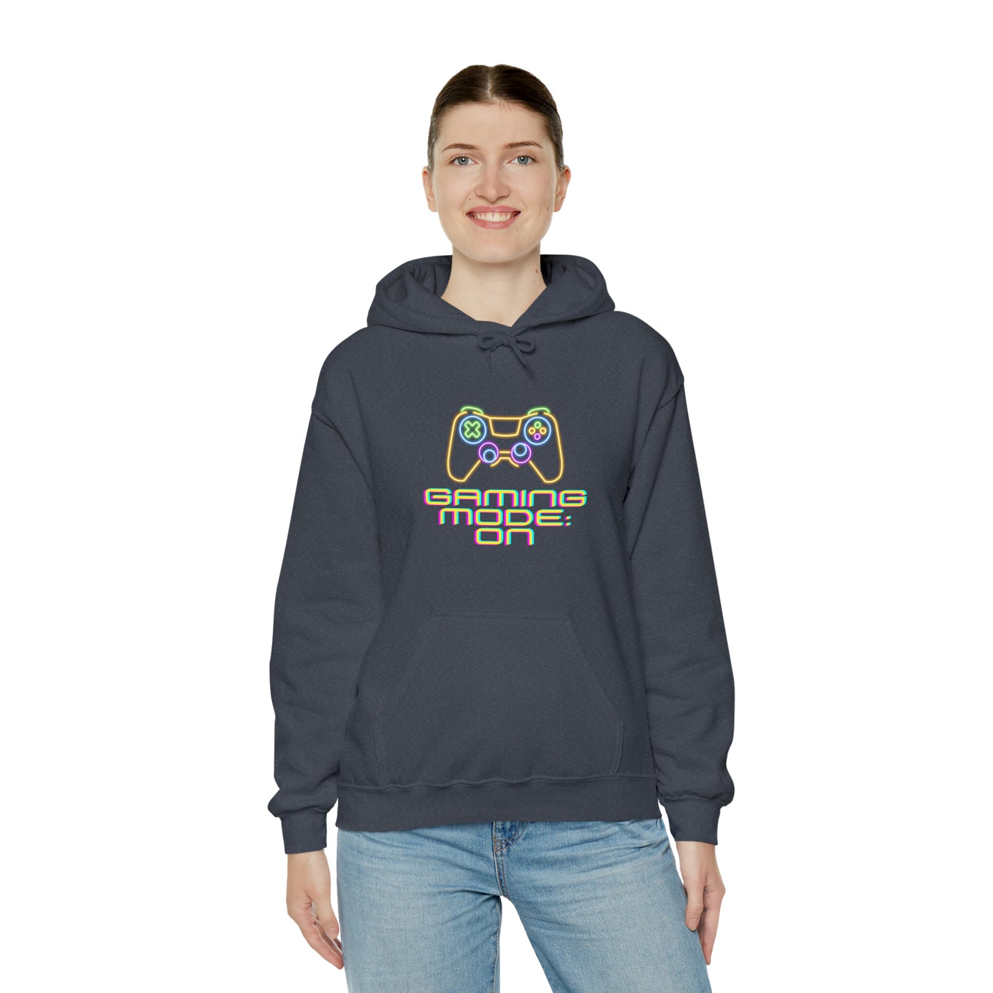 Pixel Power Activated: Gaming Mode ON Hoodie | Level Up Hoodies