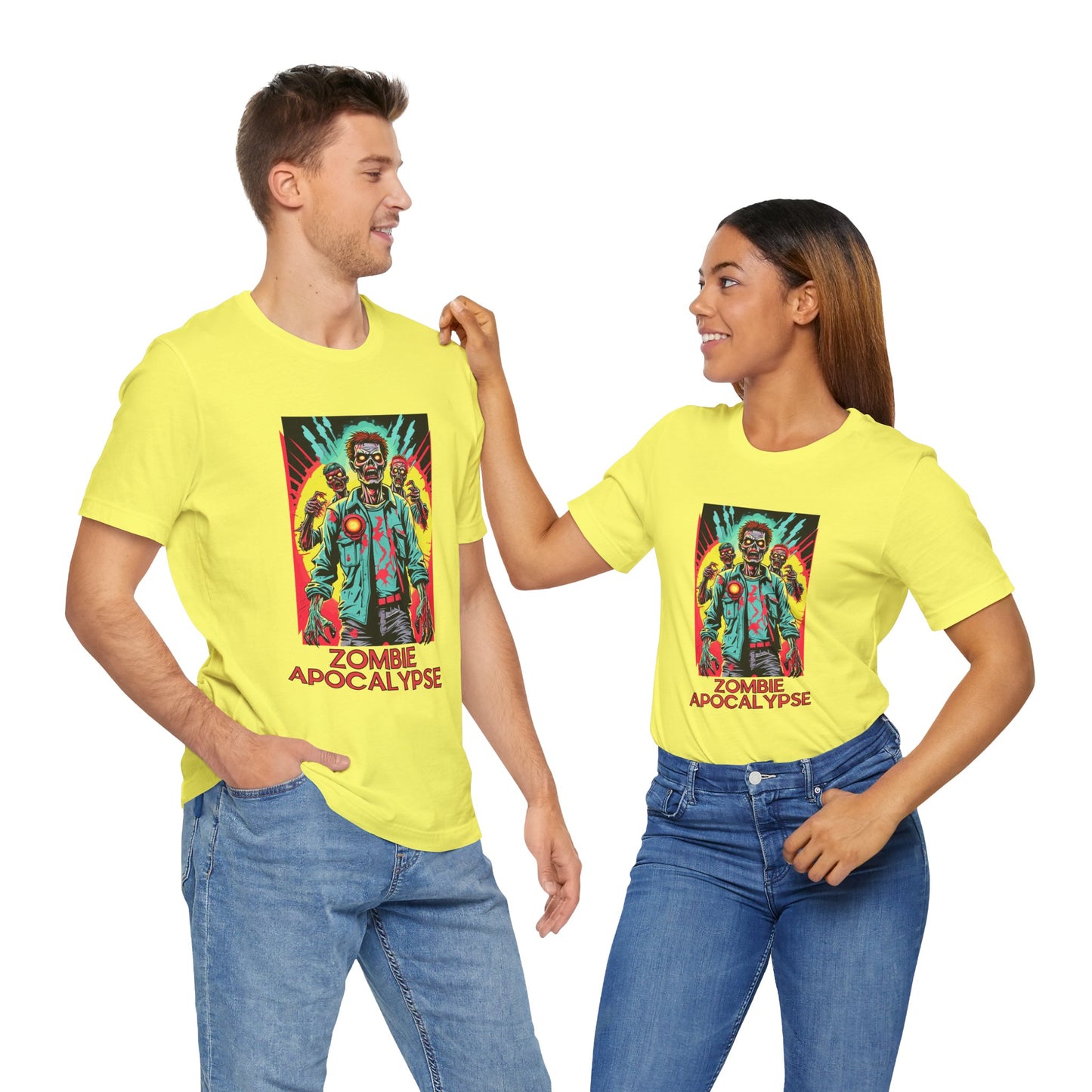 Comic Book Heroes: Zombie Apocalypse Survivors T-Shirt |Halloween Vibes Tee