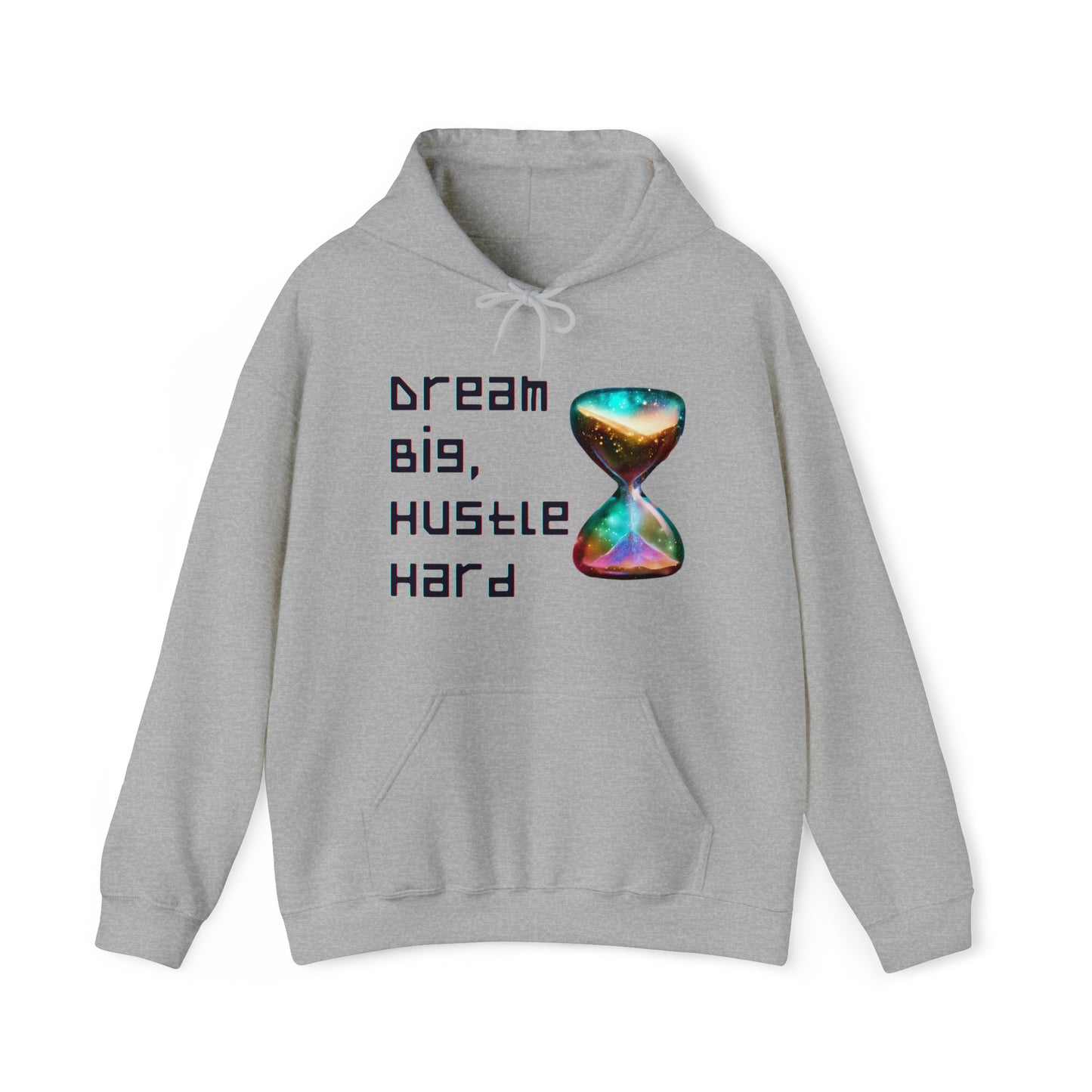 Achieve and Conquer: Dream Big, Hustle Hard Unisex Hoodie | Success Journey Hoodies