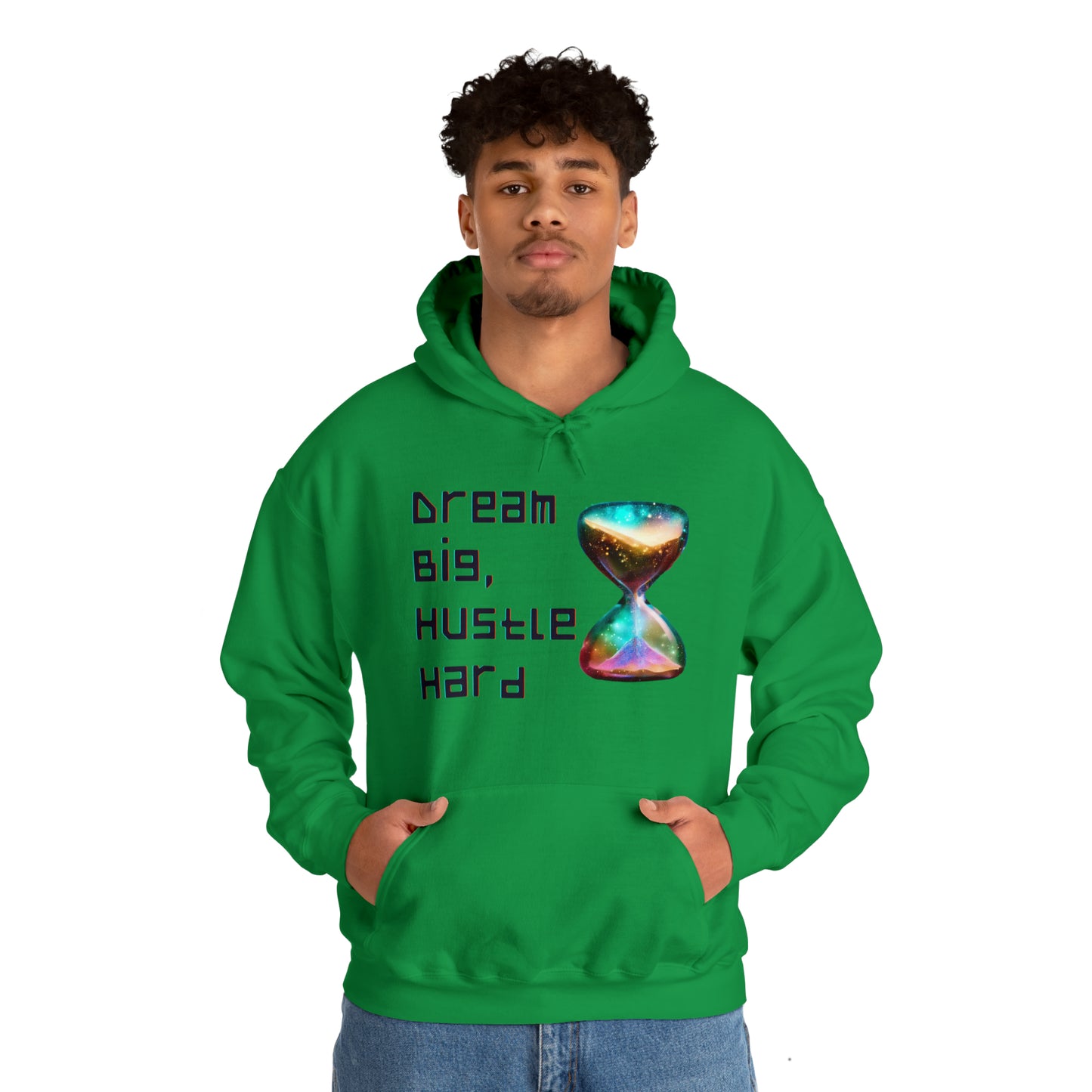 Achieve and Conquer: Dream Big, Hustle Hard Unisex Hoodie | Success Journey Hoodies