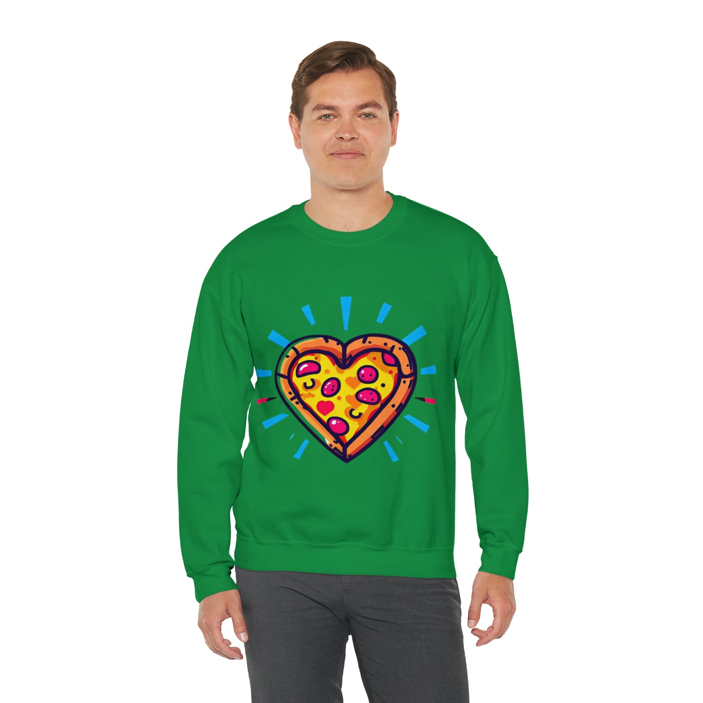 Slice of Love Sweatshirt | Pizza My Heart Unisex Sweatshirt