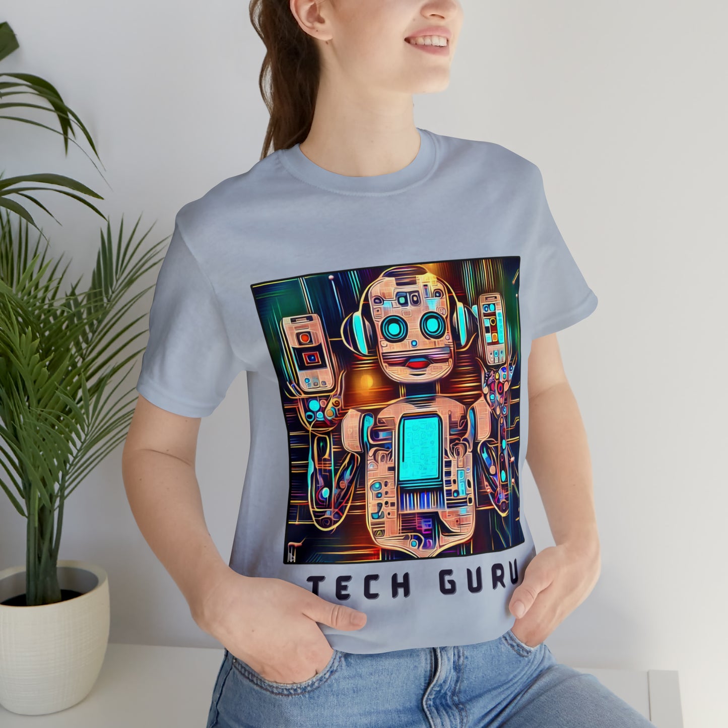 Digital Savvy: Tech Guru Unisex Tee | Electronics Enthusiast T-Shirts