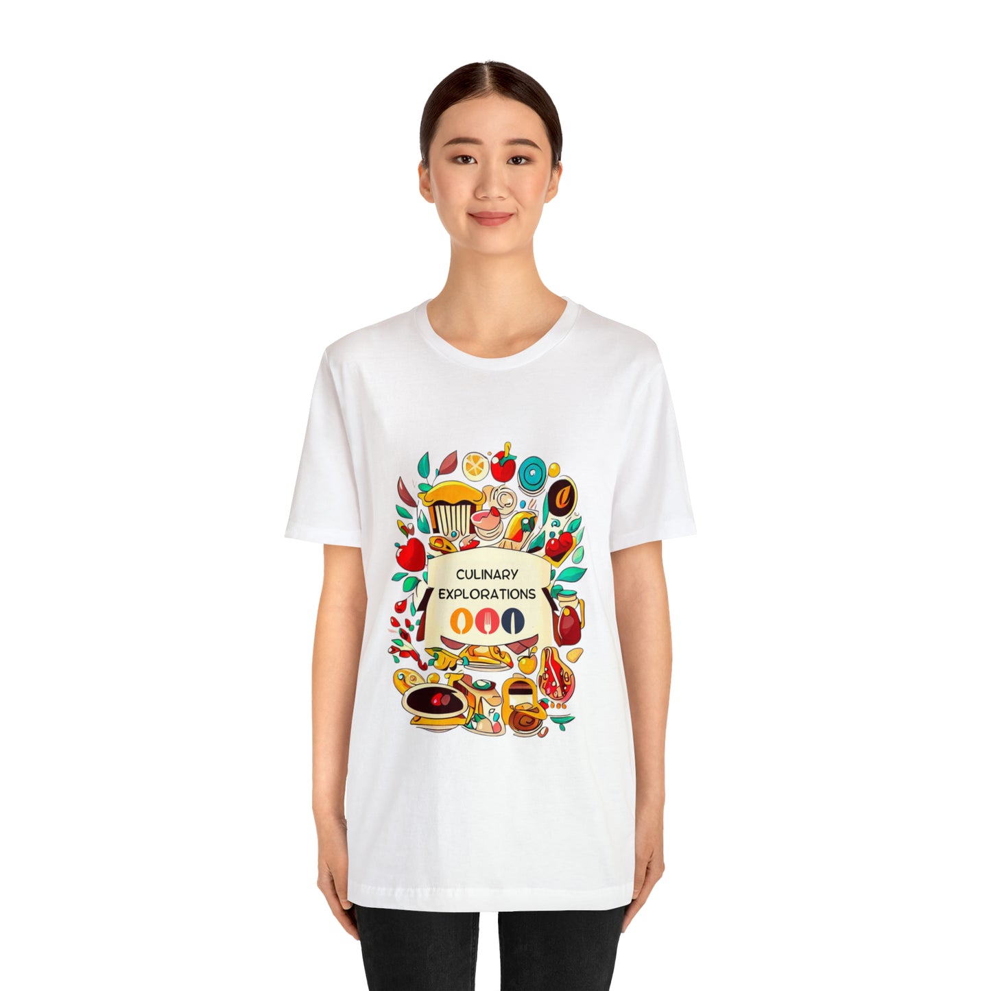 Culinary Explorations: Foodie Adventures Unisex Tee | Gourmet Journeys T-Shirts