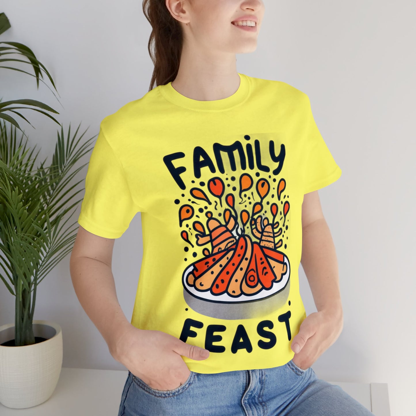 Family Feast Fun: Thanksgiving Dinner Unisex Tee | Joyful Celebrations T-Shirts by Be Like No One (BLN1) - The Store