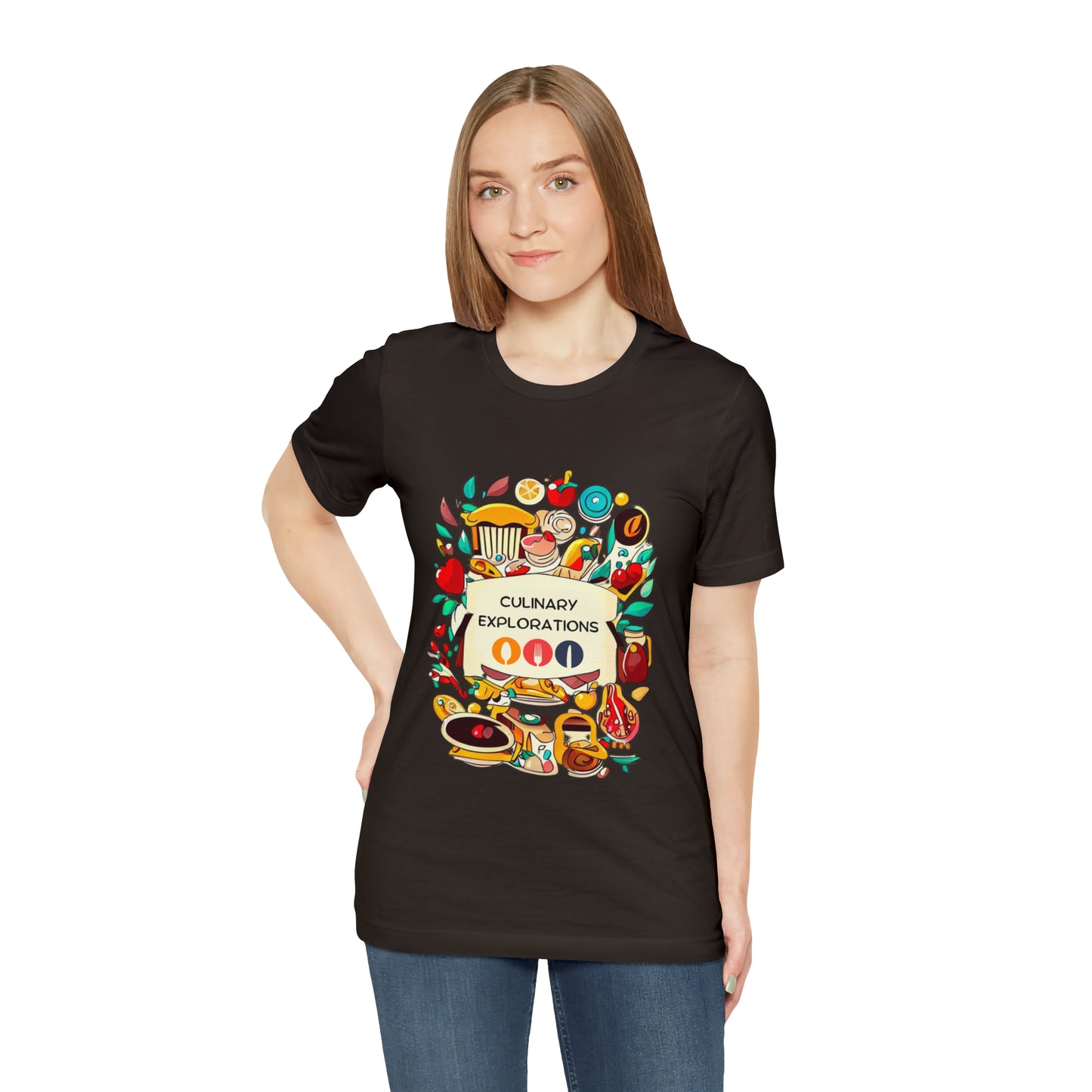 Culinary Explorations: Foodie Adventures Unisex Tee | Gourmet Journeys T-Shirts