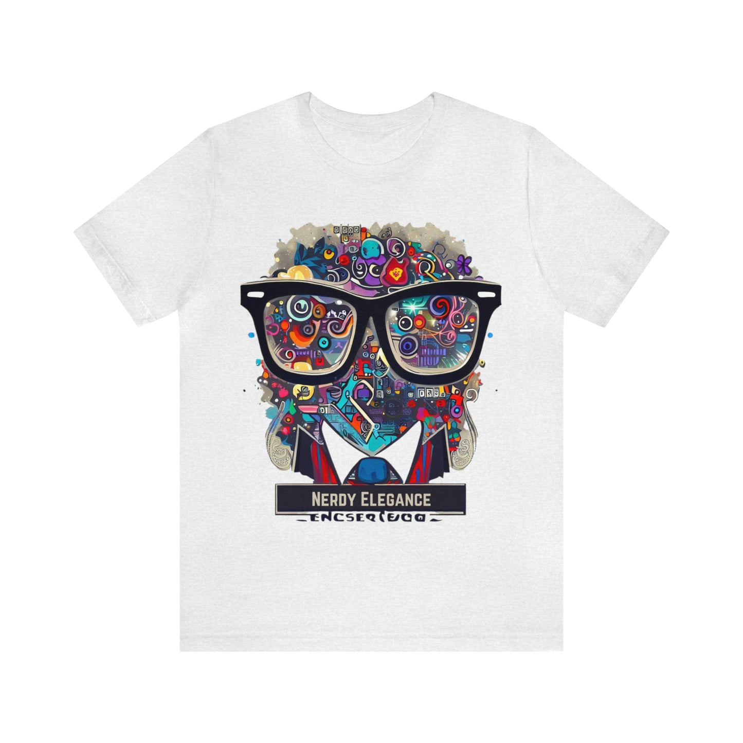 Nerd Elegance: Geek Chic Unisex Tee with Assorted Icon | Smart Style T-Shirts