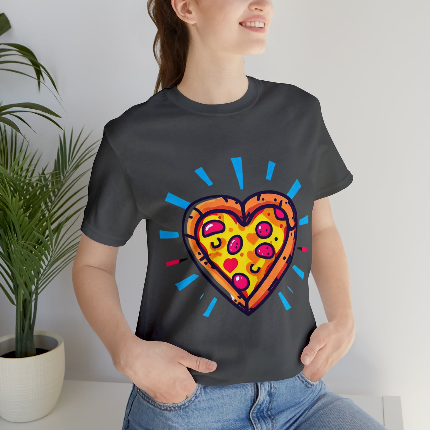 Slice of Love: Pizza My Heart Unisex Tee | Pizza Passion T-Shirts