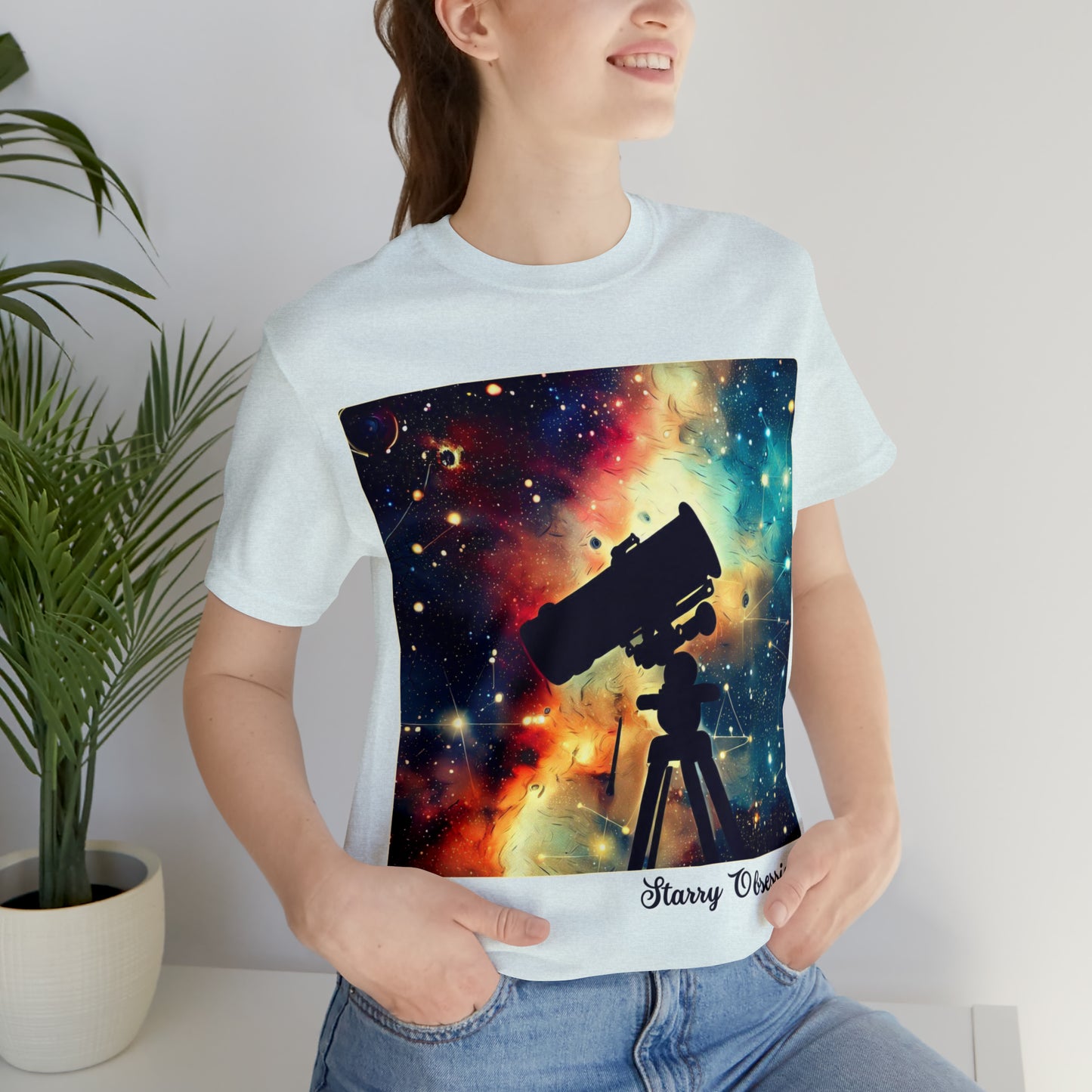 Starry Obsessions: Astronomy Enthusiast Unisex Tee | Galactic Explorer T-Shirts