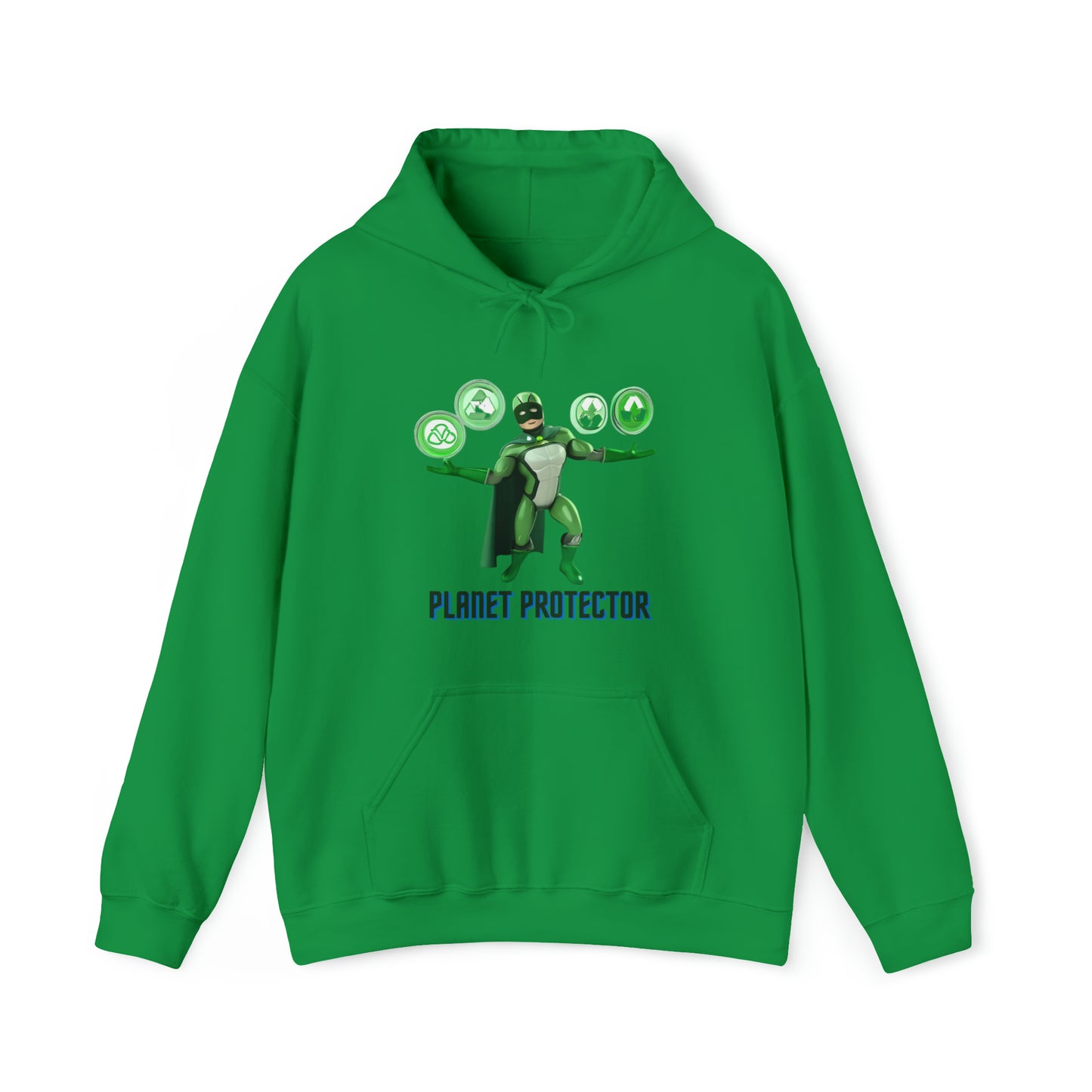 Earth's Guardian: Sustainable Superhero Unisex Hoodie | Champion of Sustainability Hoodies