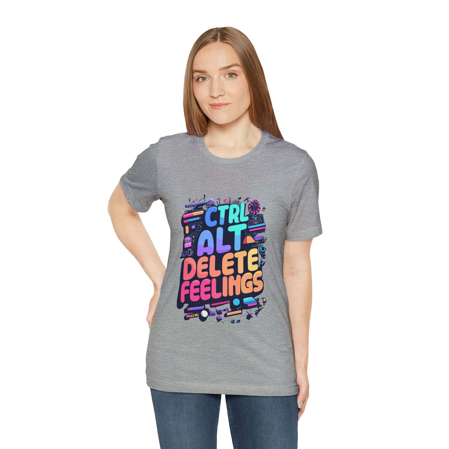 Ctrl+Alt+Delete Feelings: Embrace Emojis on This Tee! | Be Like No One(BLN1) T-Shirts