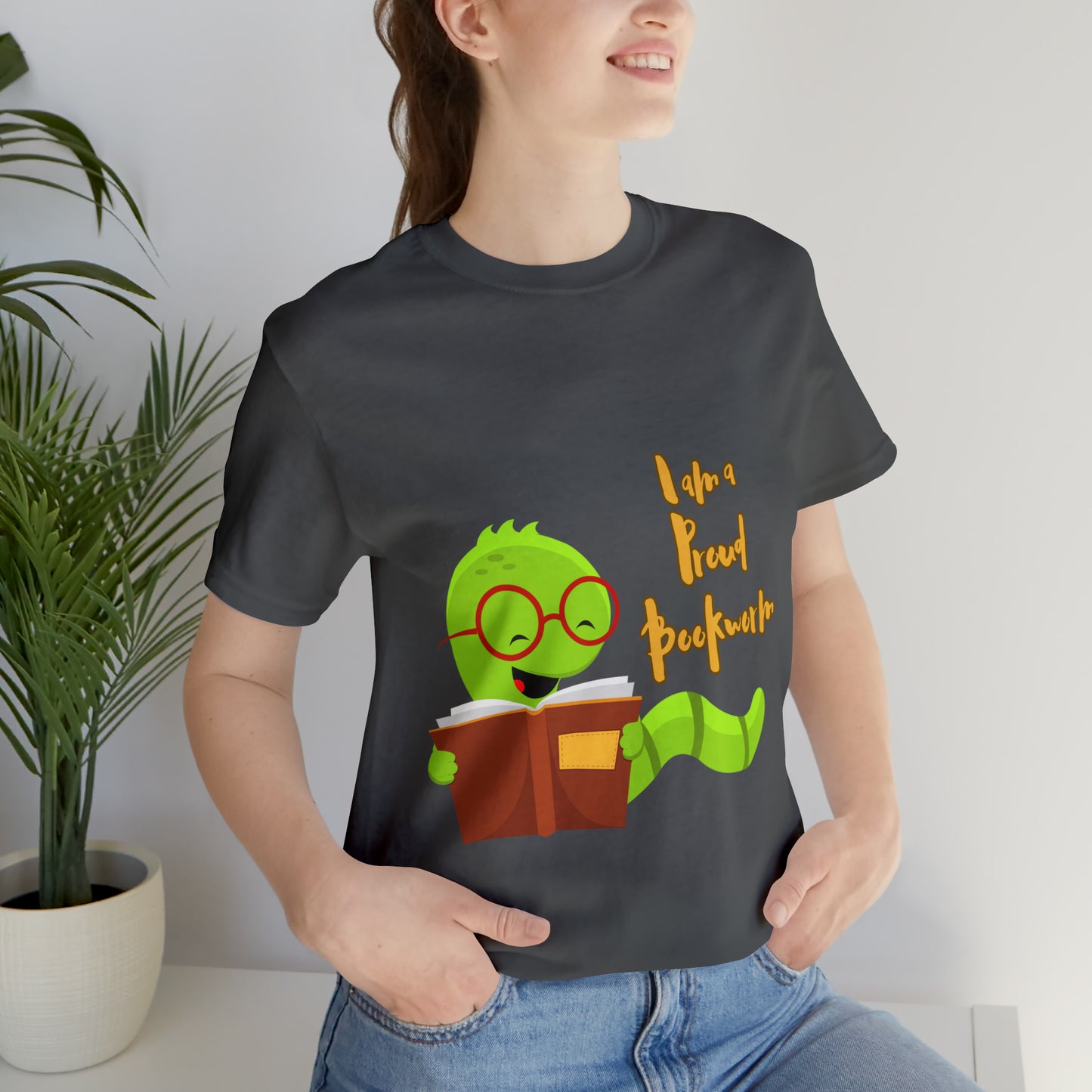 Bibliophile Bliss: Bookworm & Proud Unisex Tee | Literary Passion Unleashed | Unisex Personalized T-Shirts