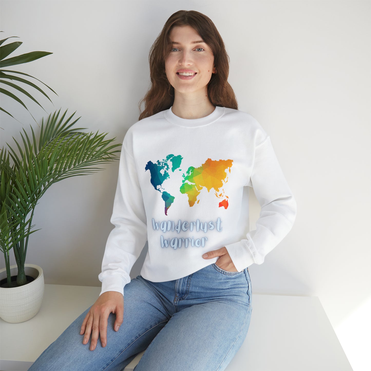 Explore, Wander, Conquer Sweatshirt | Wanderlust Warrior Sweatshirt