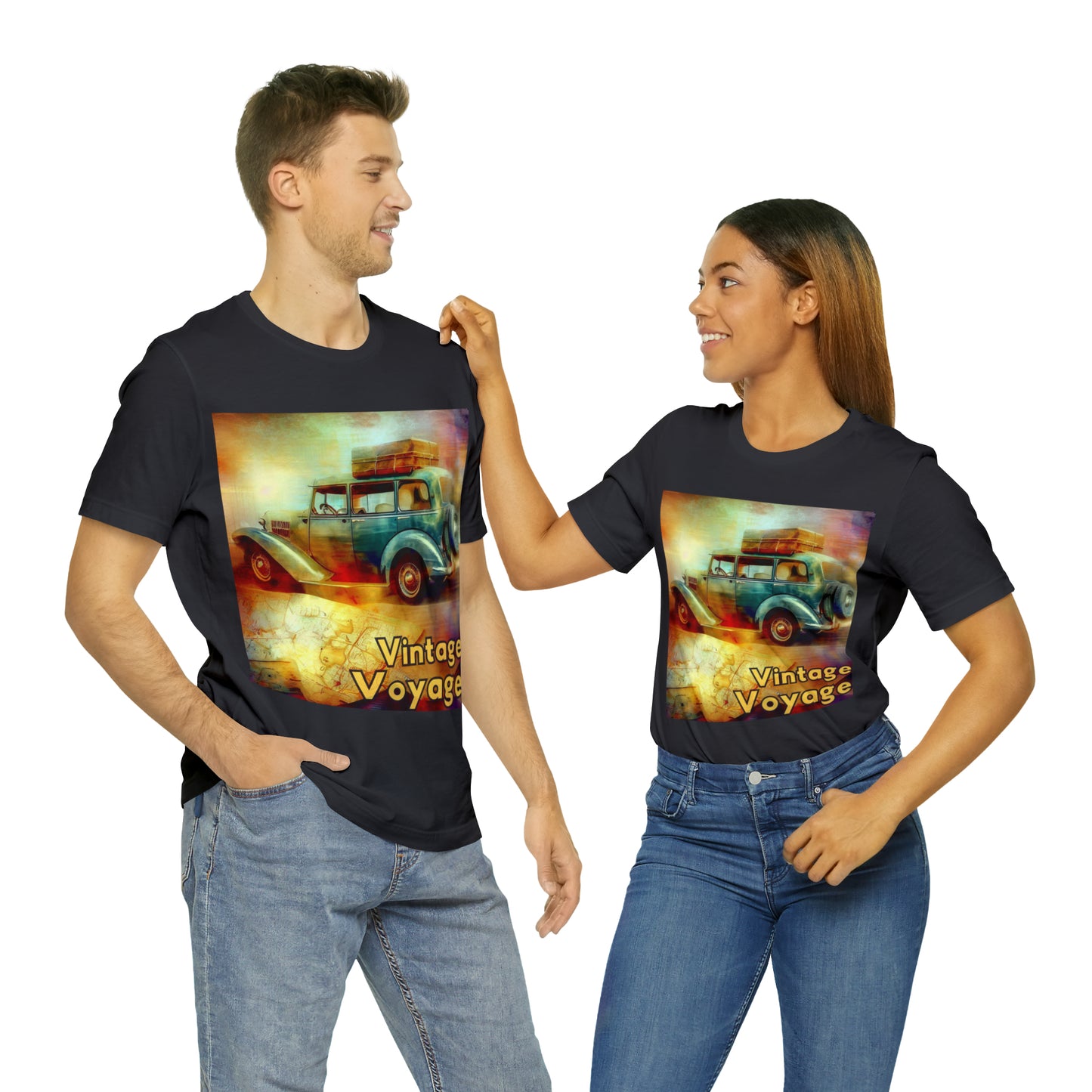 Vintage Voyage: Retro Roadtrip Unisex Tee | Classic Adventure T-Shirts