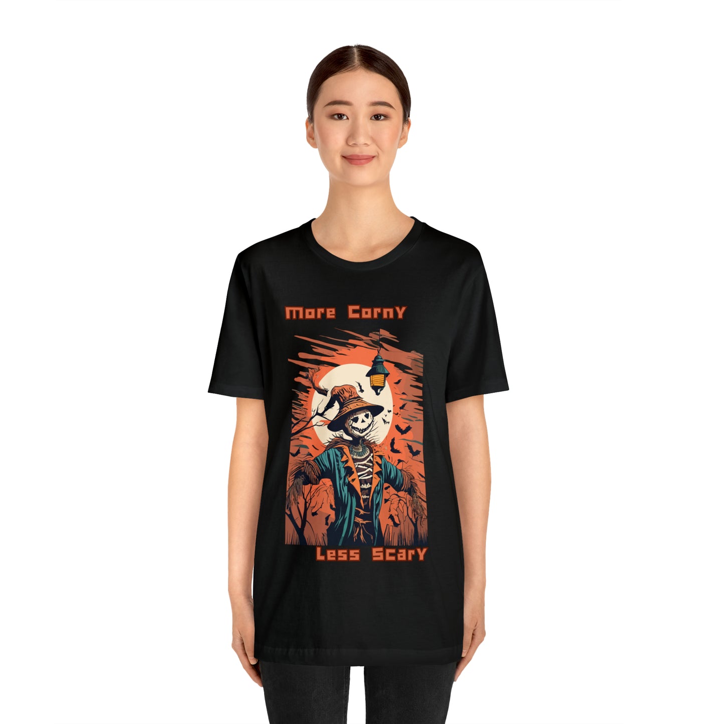 Unsettling Sinister Scarecrow: Modern Art T-Shirt | Halloween Vibes Tee