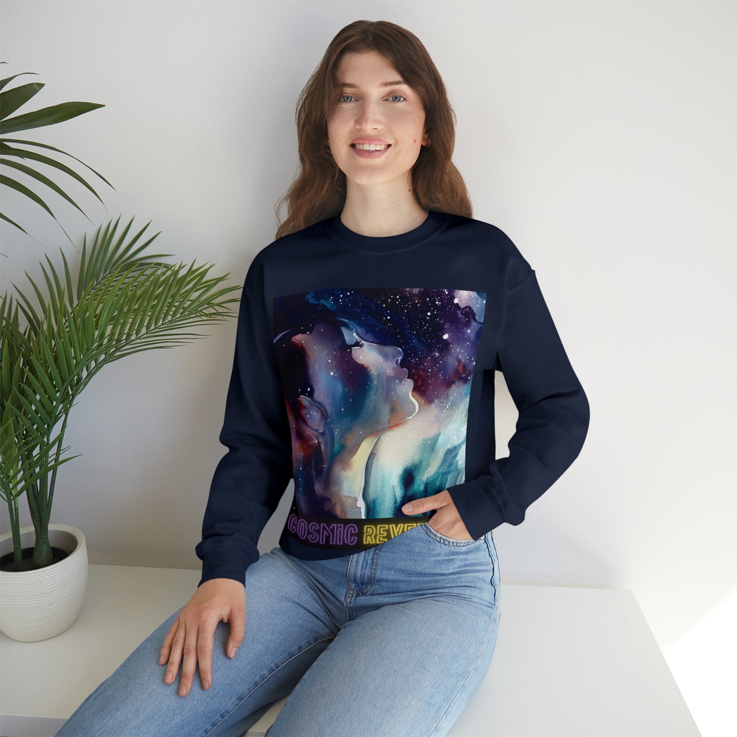 Cosmic Reverie Sweatshirt | Galactic Dreamer Unisex Sweatshirt