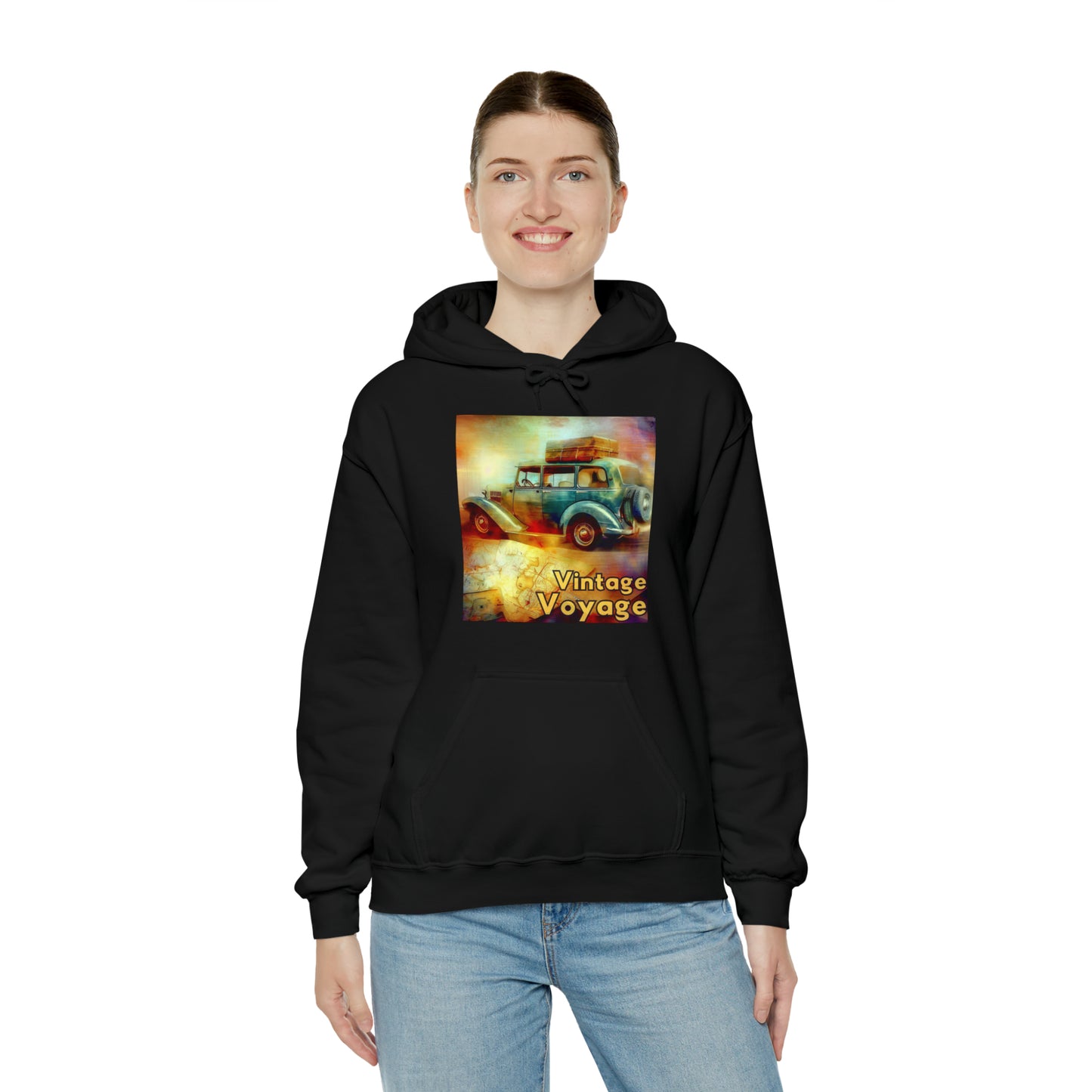 Vintage Voyage: Retro Roadtrip Unisex Hoodie | Classic Adventure Hoodies