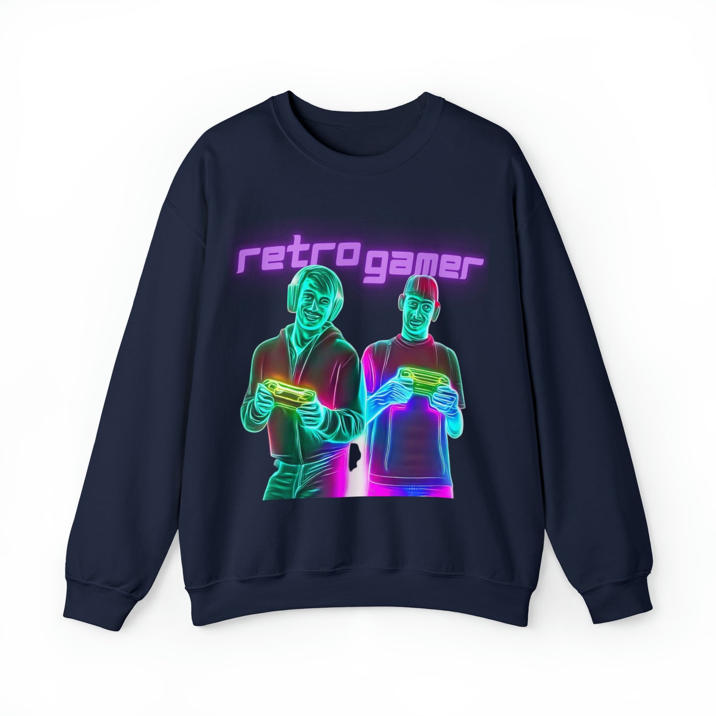 Vintage Gaming Vibes Sweatshirt | Retro Gamer Unisex Sweatshirt