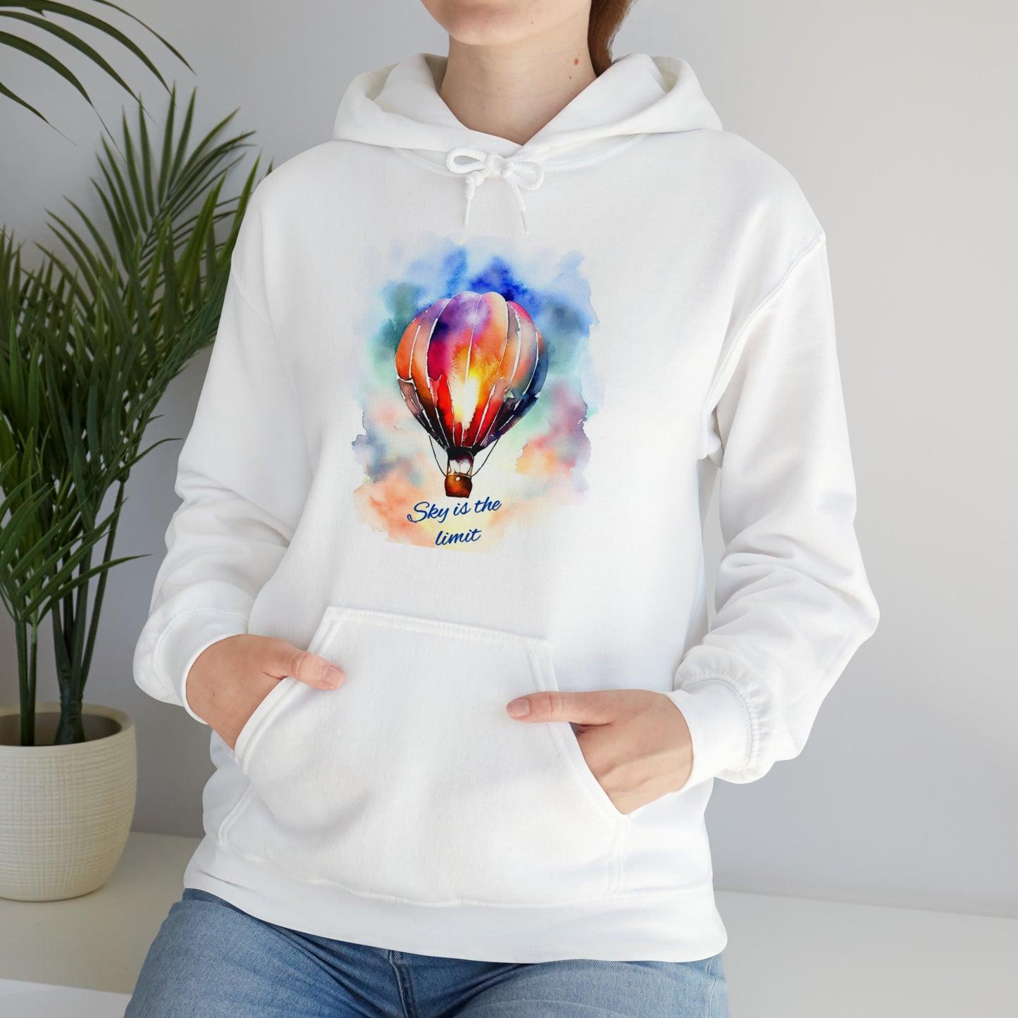 Boundless Horizons: Sky's the Limit Unisex Hoodie | Elevate Your Dreams Hoodies