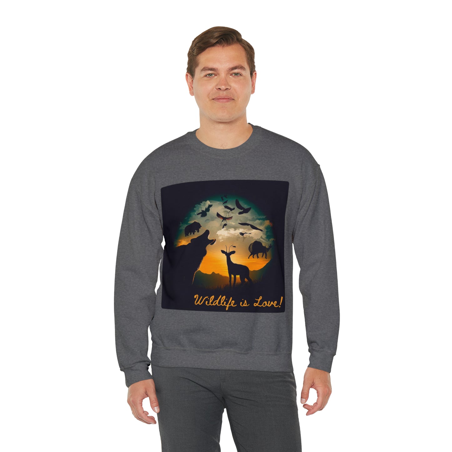 Nature's Companions Sweatshirt | Wildlife Lover Unisex Sweatshirt