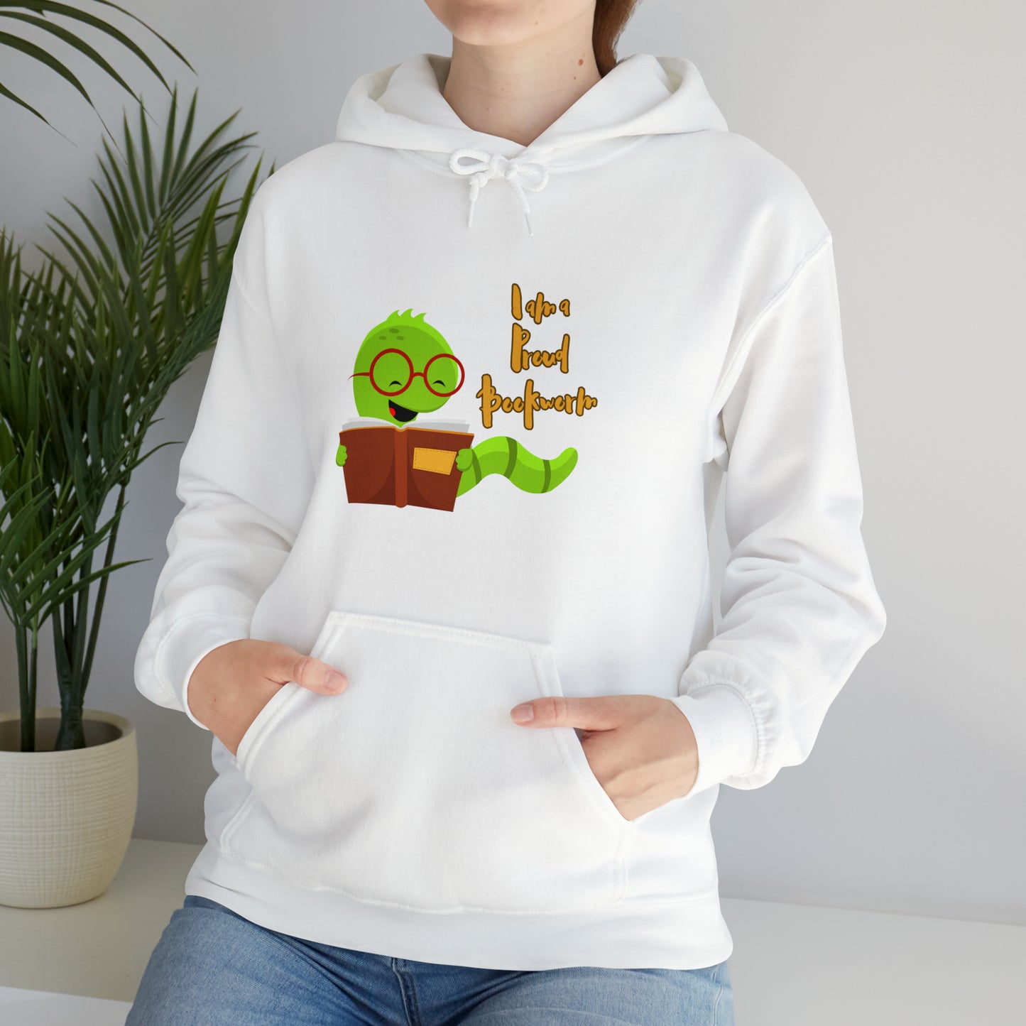 Literary Passion Unleashed: Bookworm & Proud Hoodie | Literary Passion Unleashed Unisex Hoodies