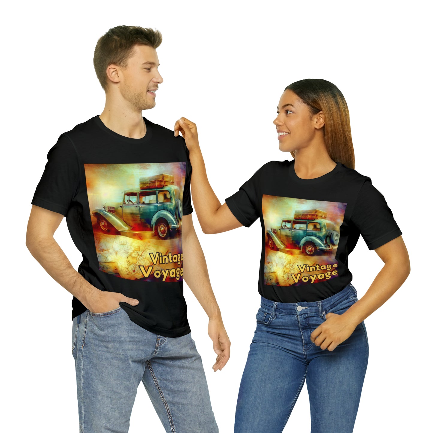 Vintage Voyage: Retro Roadtrip Unisex Tee | Classic Adventure T-Shirts