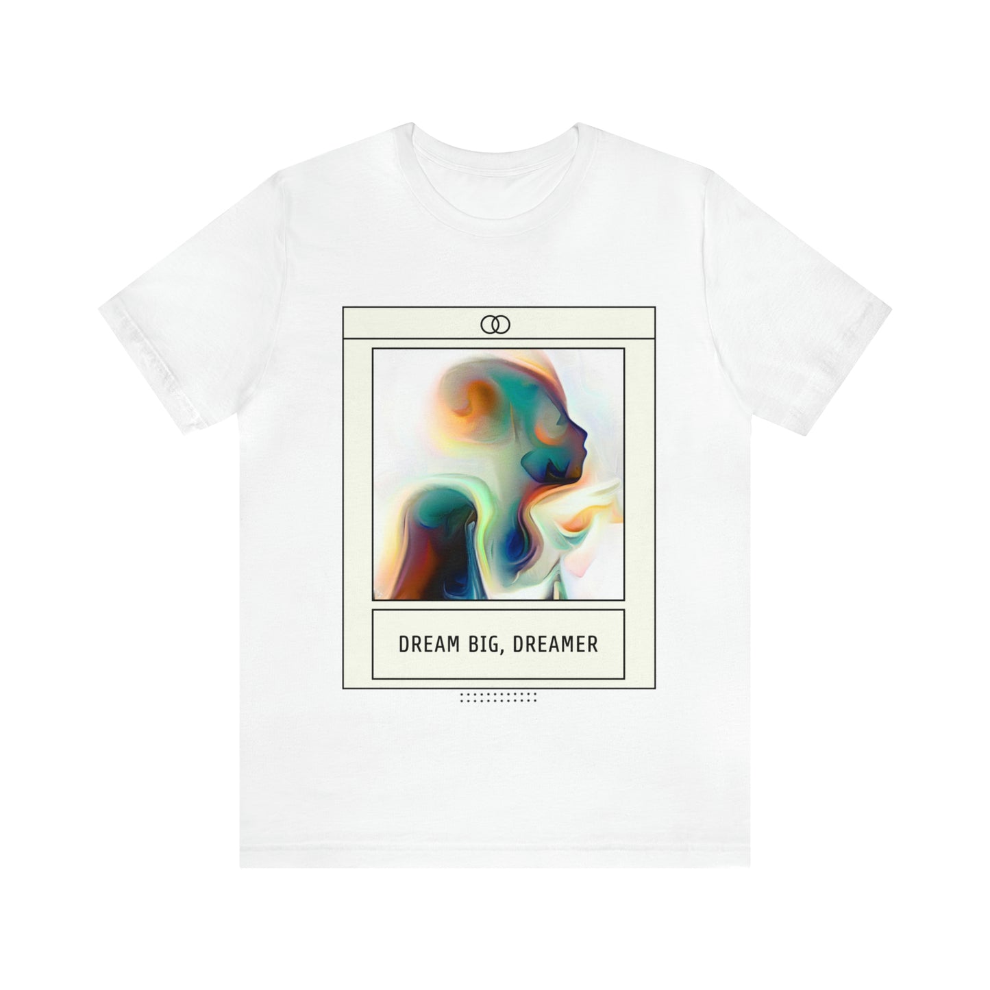 Vivid Reverie: Abstract Dreamer Unisex Tee with Vibrant Shapes | Artistic Vision T-Shirts