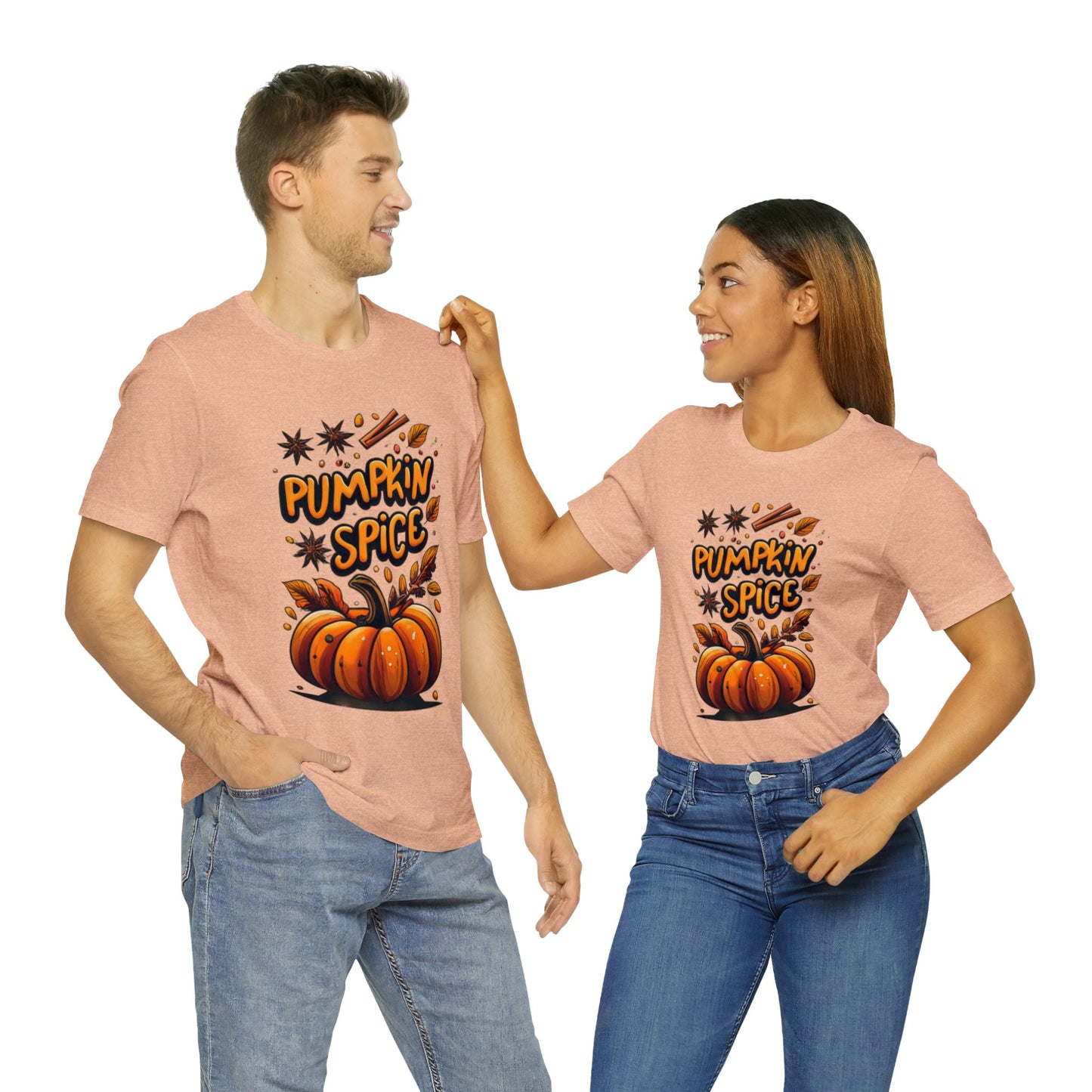 Pumpkin Spice Season: Cozy Autumn Unisex Tee | Harvest Comfort T-Shirts by Be Like No One (BLN1) - The Store