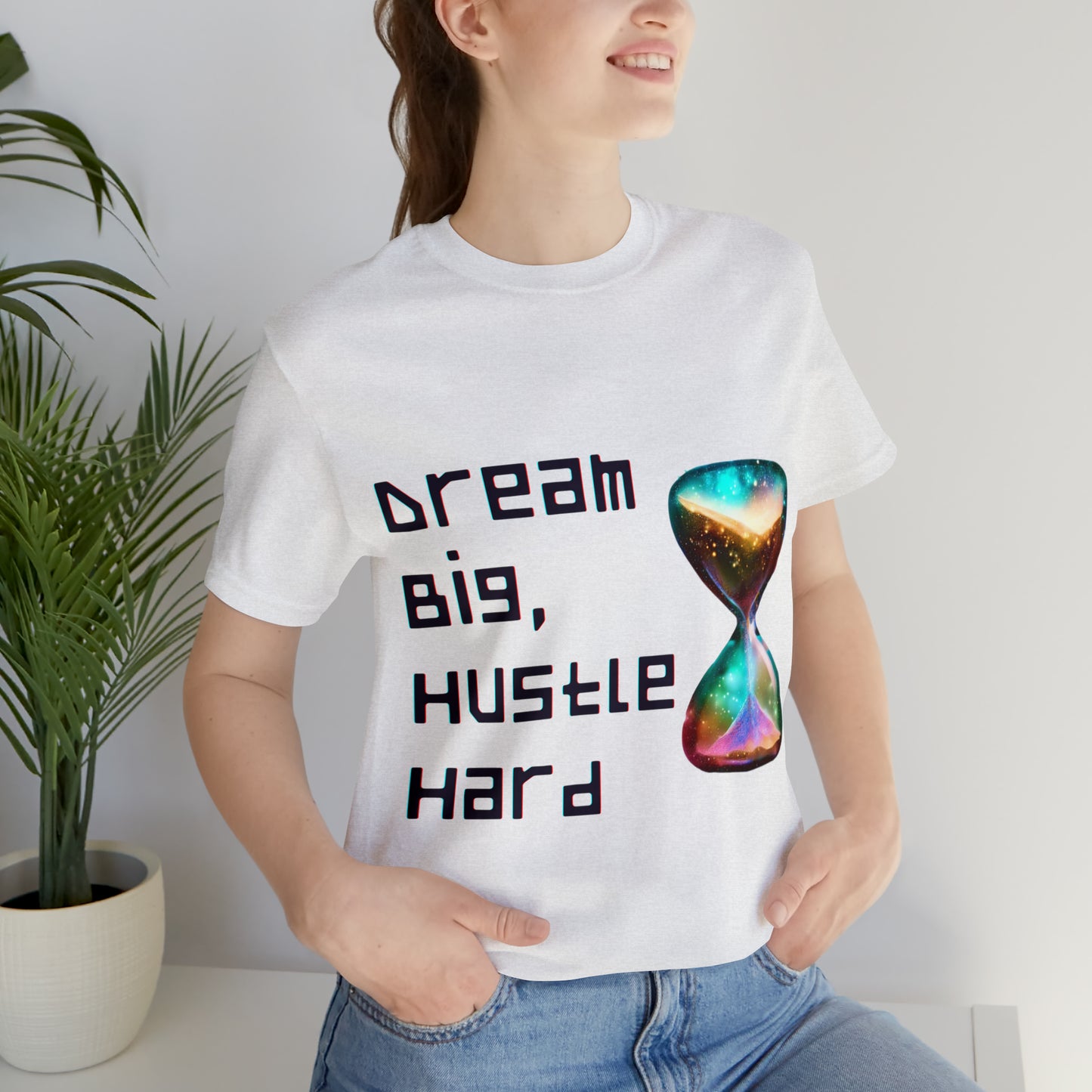 Achieve and Conquer: Dream Big, Hustle Hard Unisex Tee | Success Journey T-Shirts