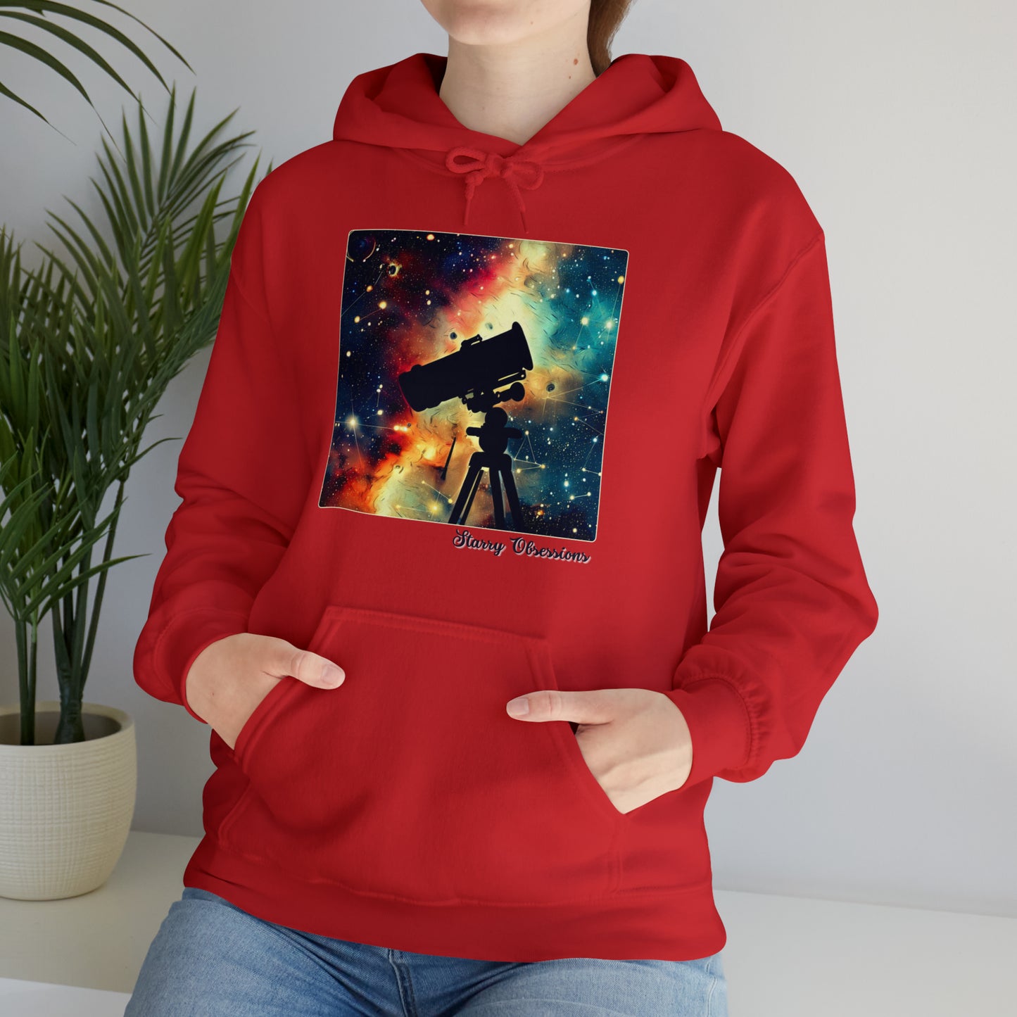 Starry Obsessions: Astronomy Enthusiast Unisex Hoodie | Galactic Explorer Hoodies