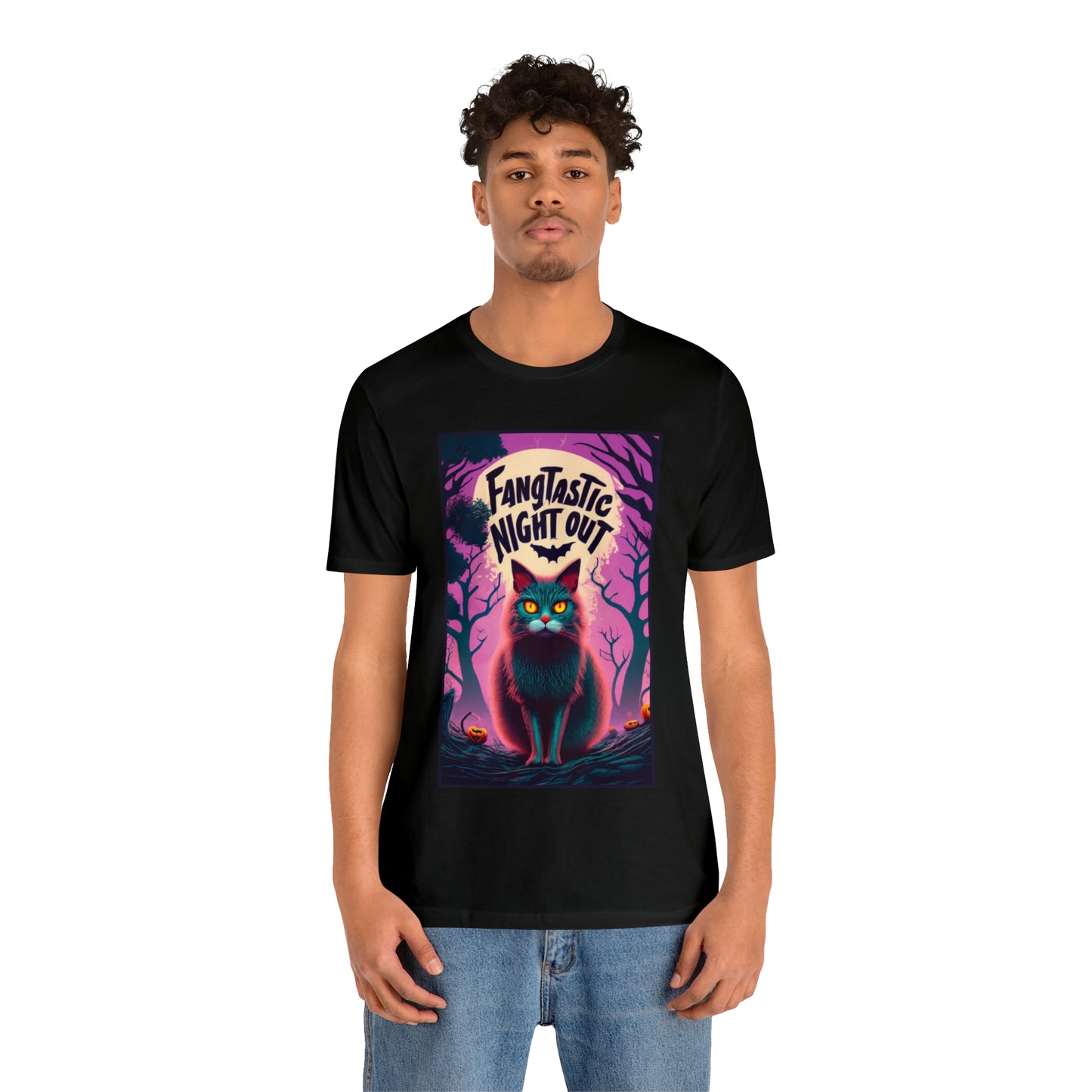 Fangtastic Night Out Halloween T-shirt - Vampires Unite - Embrace the Night | Halloween Vibes Tee