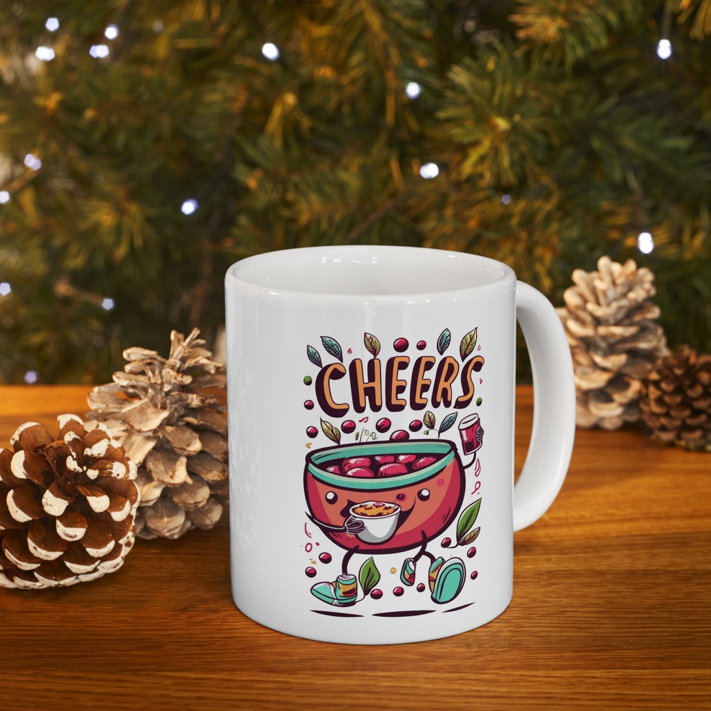 Cranberry Cheers: Thanksgiving Delight Mug | Festive Holiday Mugs by Be Like No One (BLN1) - The Store