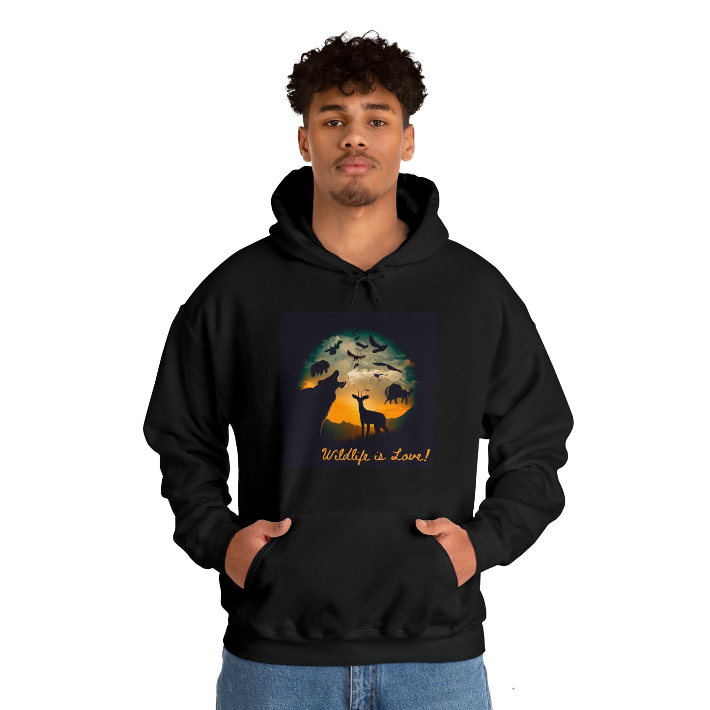 Nature's Companions: Wildlife Lover Unisex Hoodie | Creature Enthusiast Hoodies