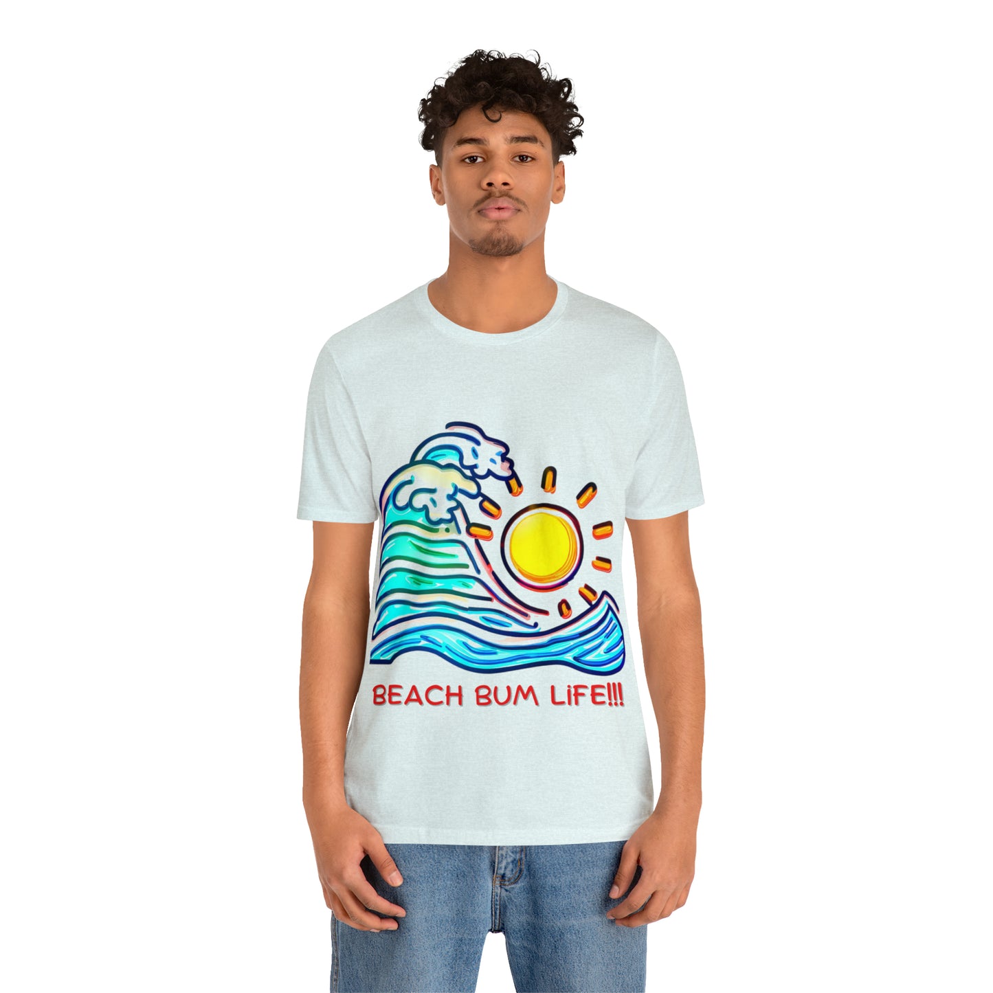 Seaside Serenity: Beach Bum Life Unisex Tee | Coastal Comfort T-Shirts