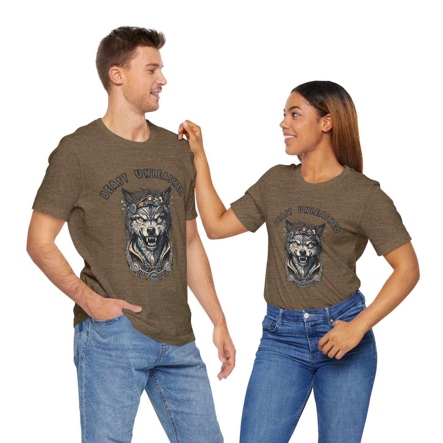 Dramatic Werewolf Transformation: Unleash the Beast T-Shirt | Halloween Vibes Tee