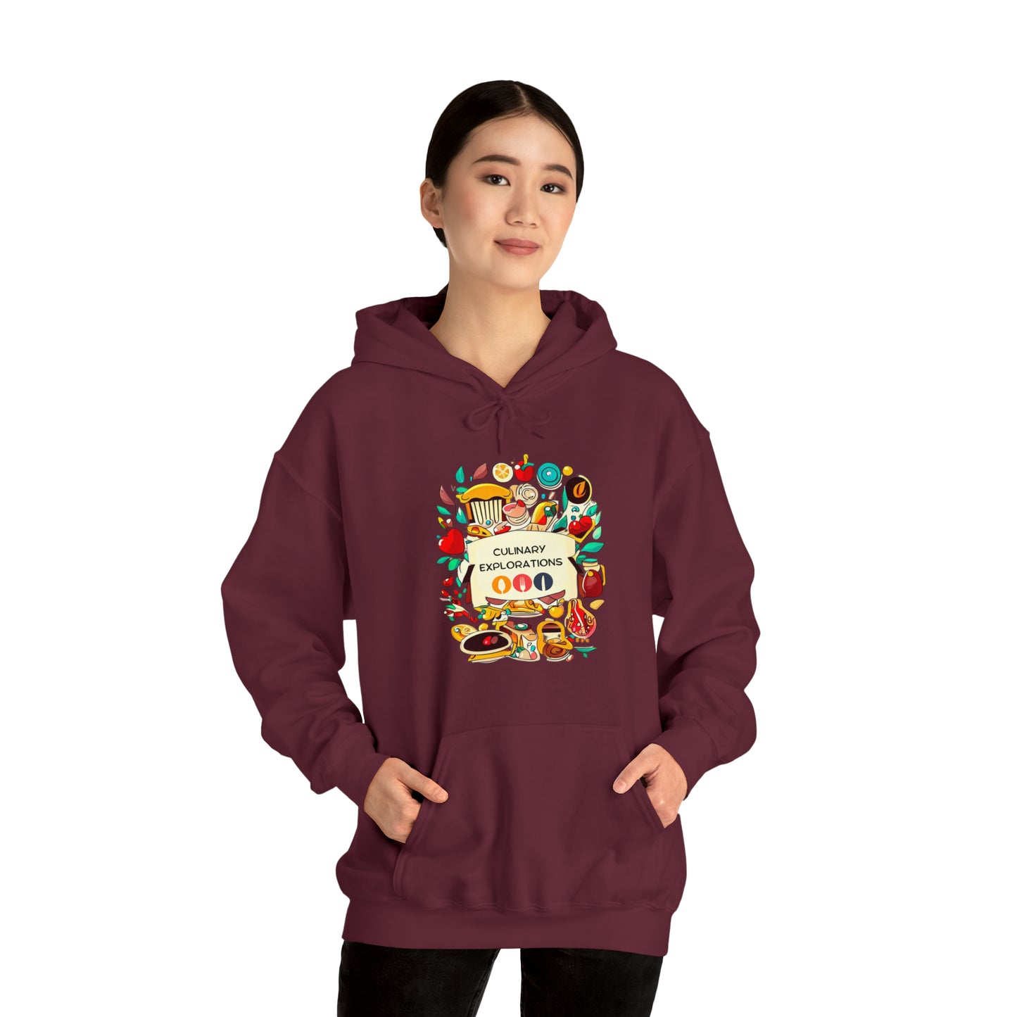 Culinary Explorations: Foodie Adventures Unisex Hoodie | Gourmet Journeys Hoodies