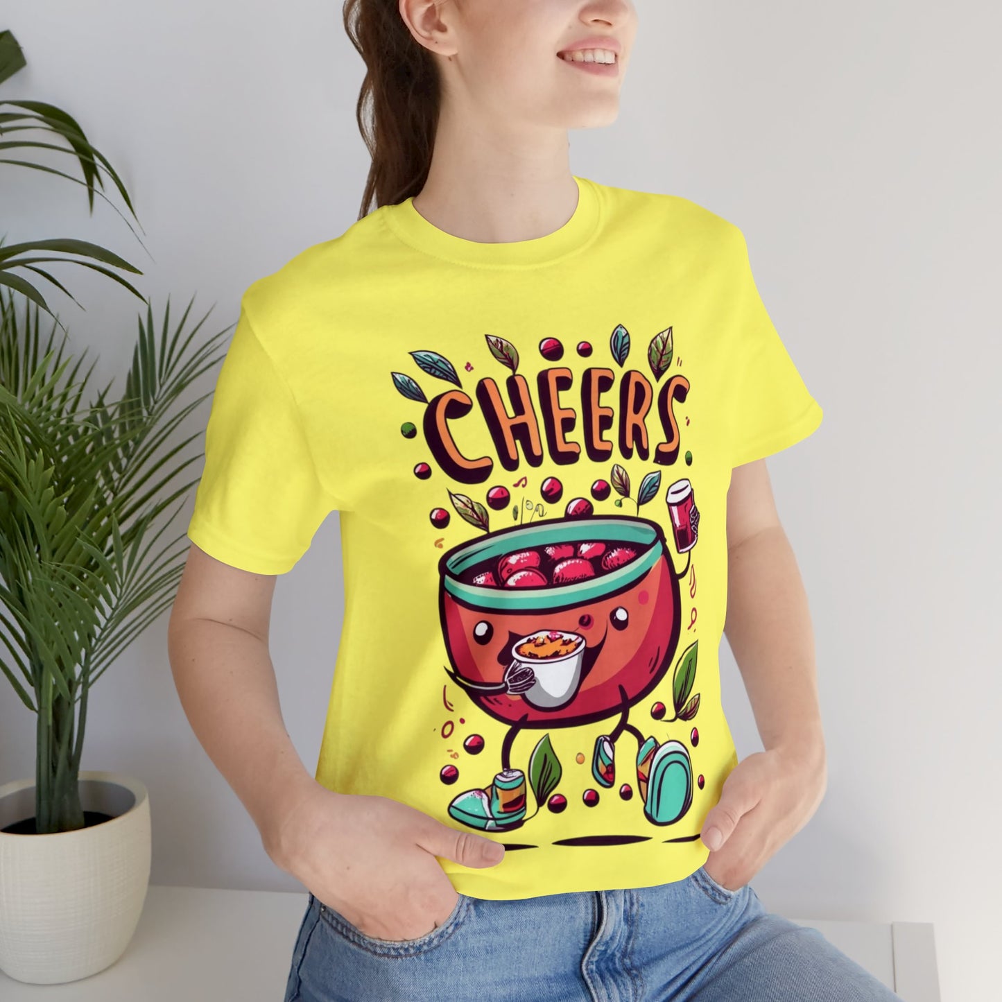 Cranberry Cheers: Thanksgiving Delight Unisex Tee | Festive Holiday T-Shirts by Be Like No One (BLN1) - The Store