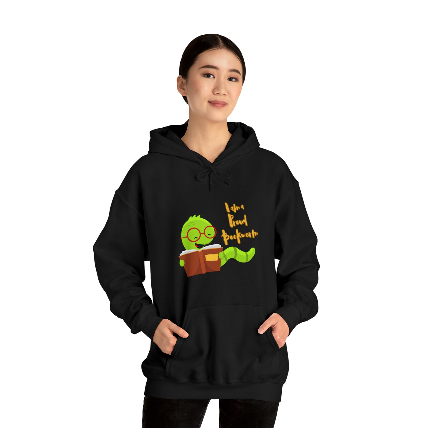 Literary Passion Unleashed: Bookworm & Proud Hoodie | Literary Passion Unleashed Unisex Hoodies