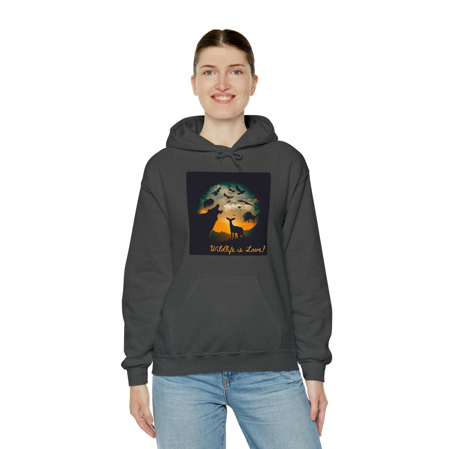 Nature's Companions: Wildlife Lover Unisex Hoodie | Creature Enthusiast Hoodies