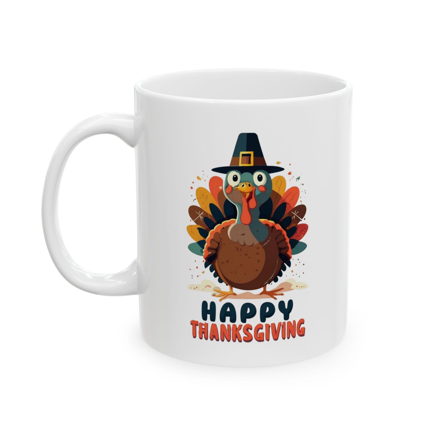 Turkey Time Delight: Vintage Thanksgiving Mug | Nostalgic Feasts Mugs by Be Like No One (BLN1) - The Store