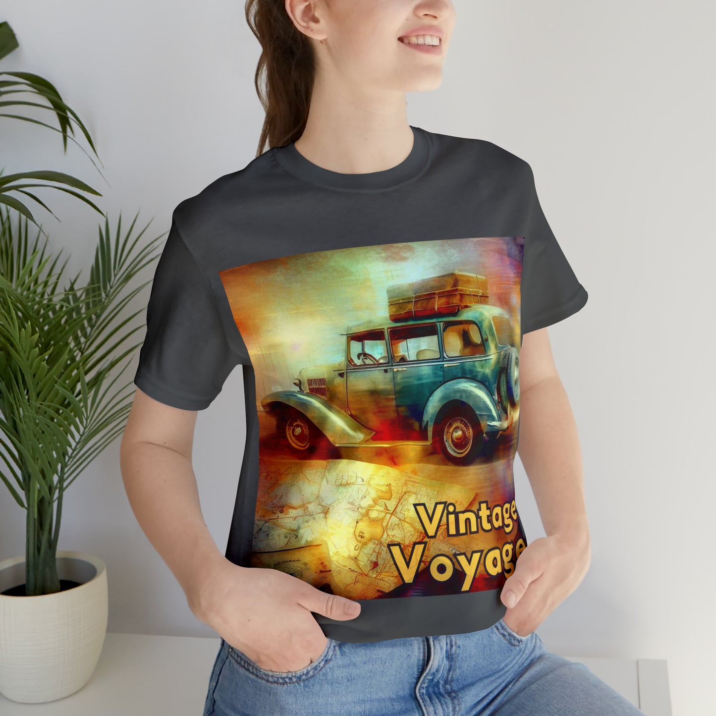 Vintage Voyage: Retro Roadtrip Unisex Tee | Classic Adventure T-Shirts