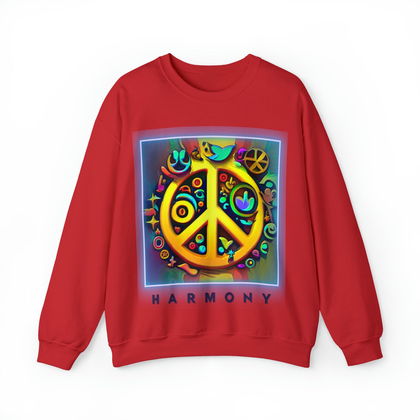 Serenity Symbols Sweatshirt | Peace & Positivity Unisex Sweatshirt