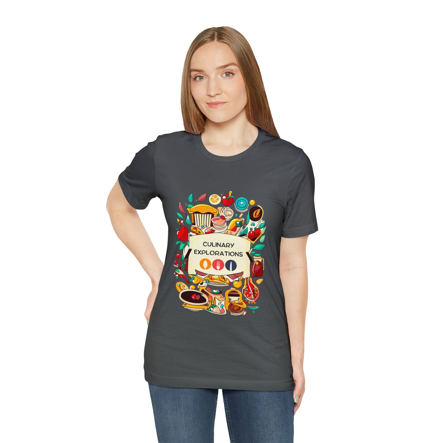 Culinary Explorations: Foodie Adventures Unisex Tee | Gourmet Journeys T-Shirts