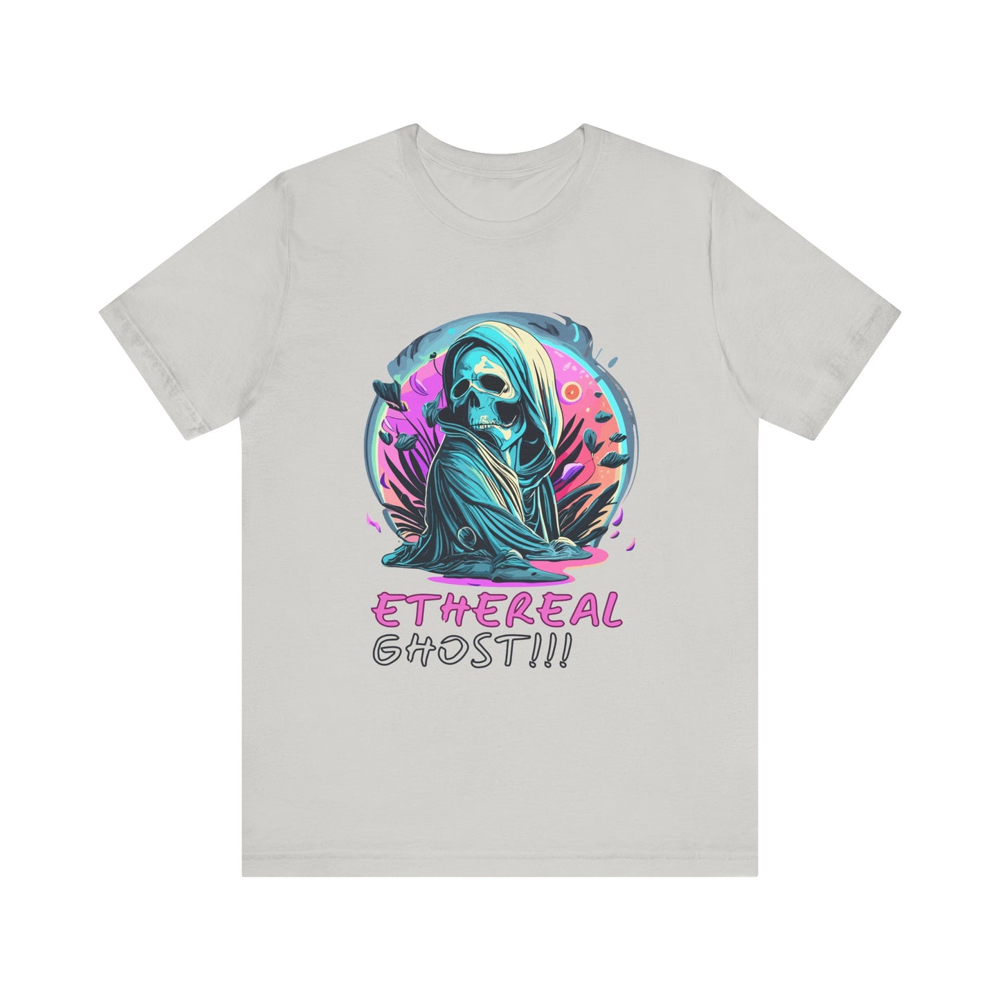 Ghostly Apparition: Abstract Haunting T-Shirt | Ethereal Glow | Halloween Vibes Tee