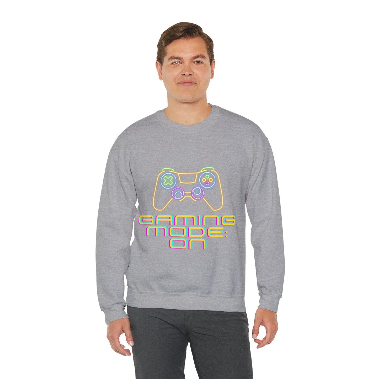 Pixel Power Activated Sweatshirt | Gaming Mode ON Sweatshirt